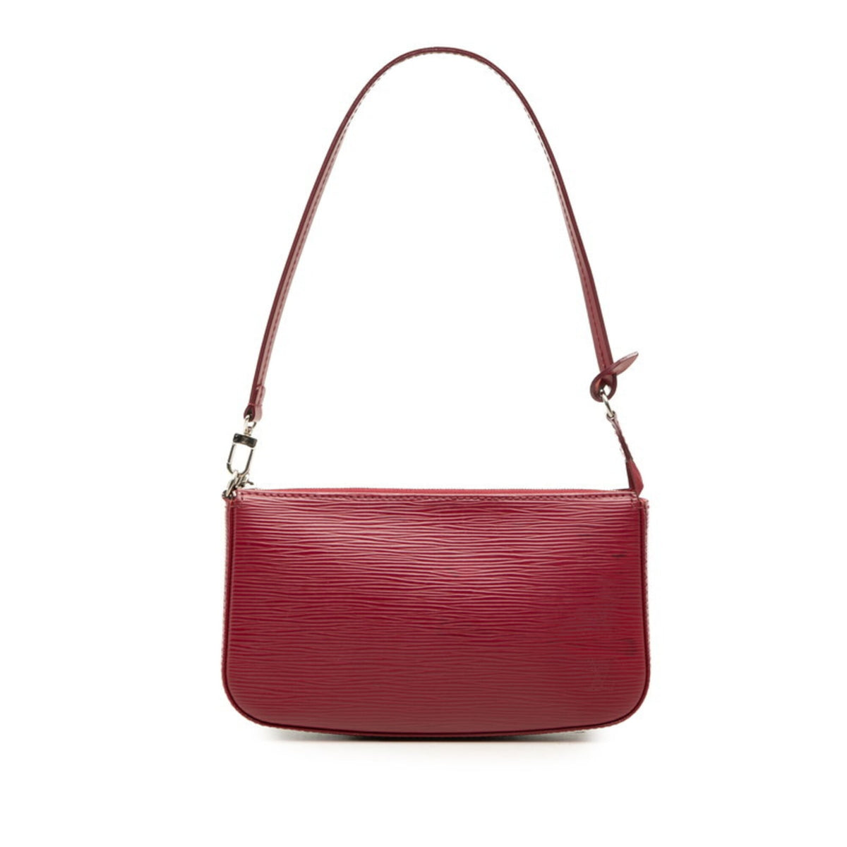 Louis Vuitton Bordeaux Leather Handbag Pochette Pouch (Pre-Owned)