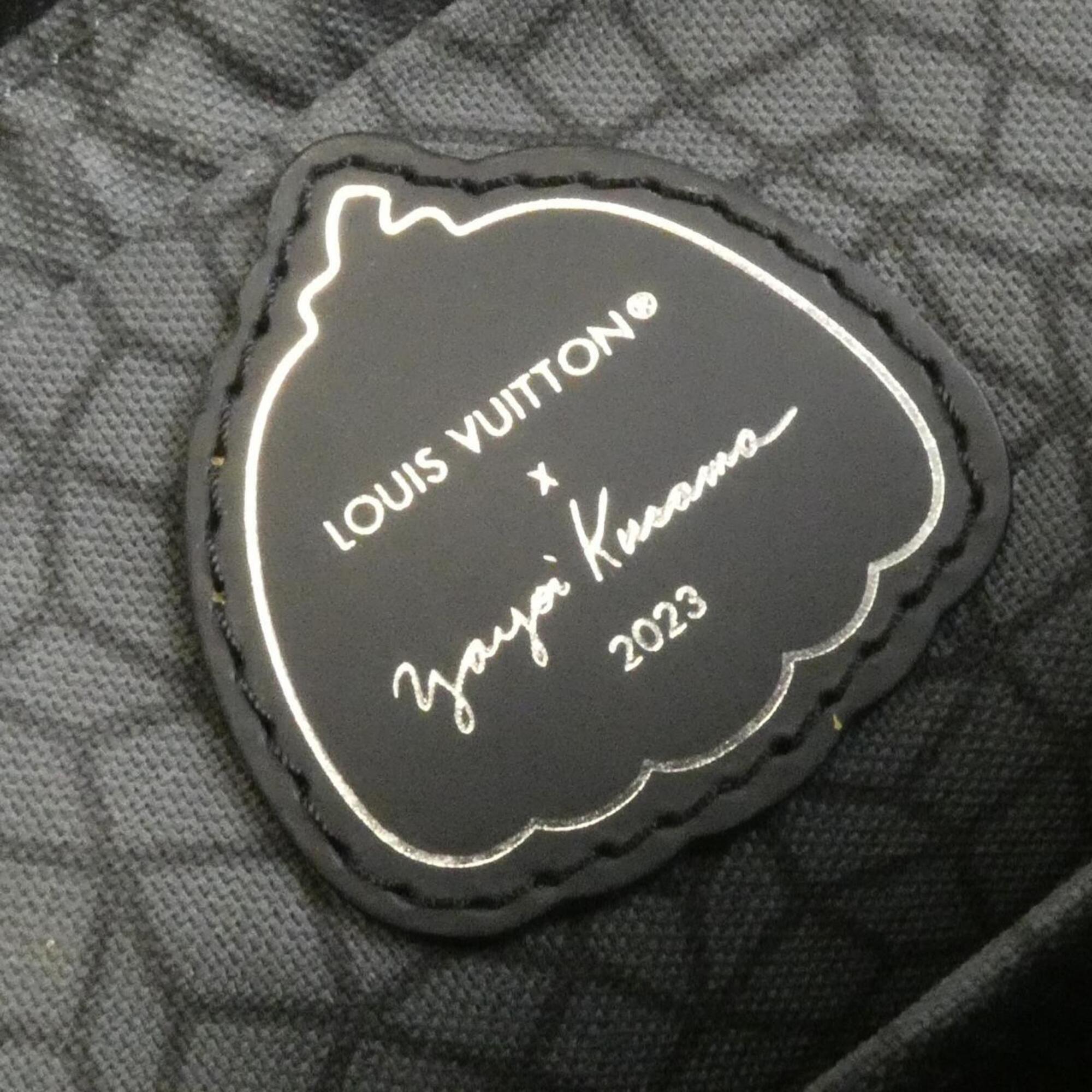 Louis Vuitton Black Gris Coated Canvas Pouch Shoulder Bag (Pre-Owned)
