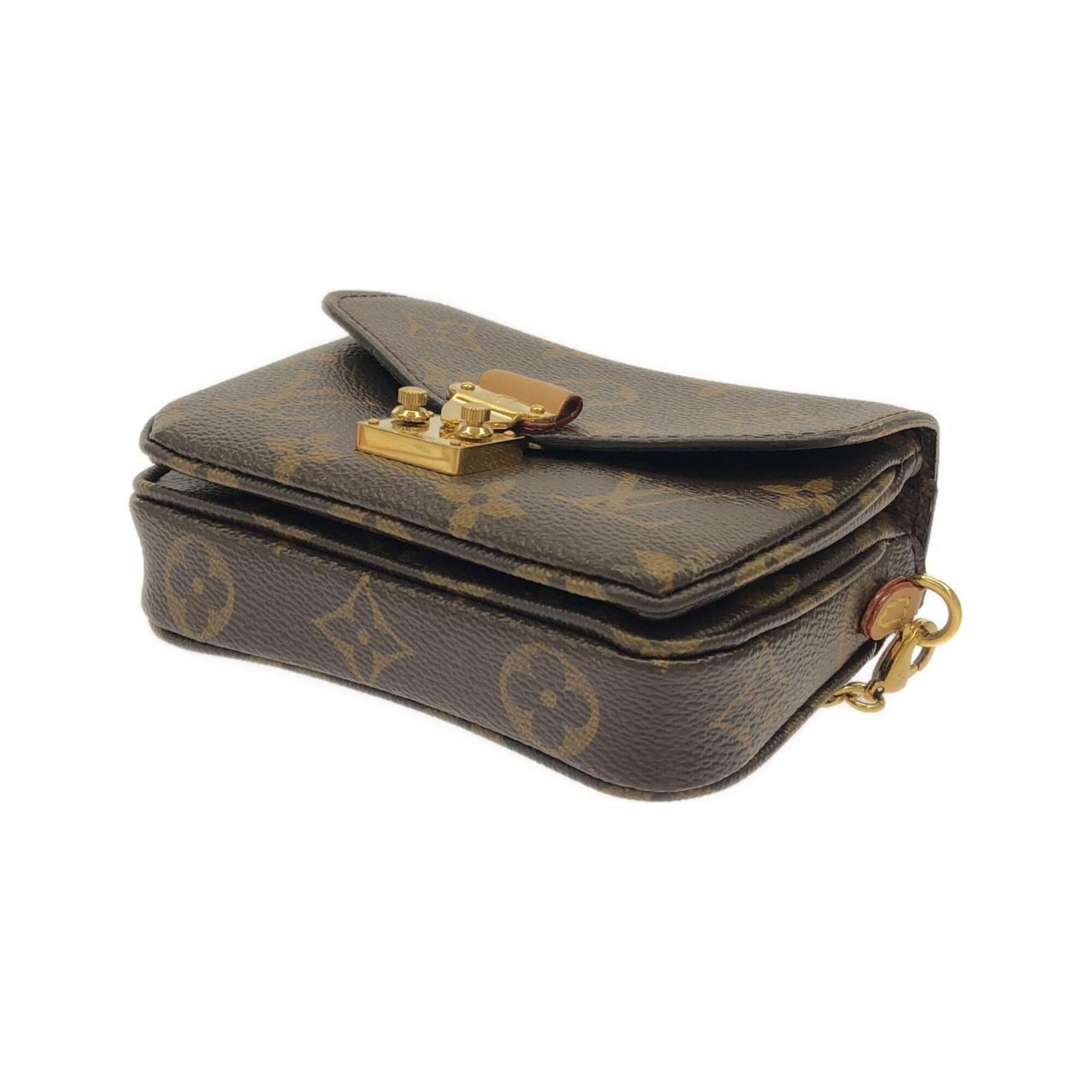 Louis Vuitton Monogram Marron Coated Canvas Shoulder Bag (Pre-Owned)