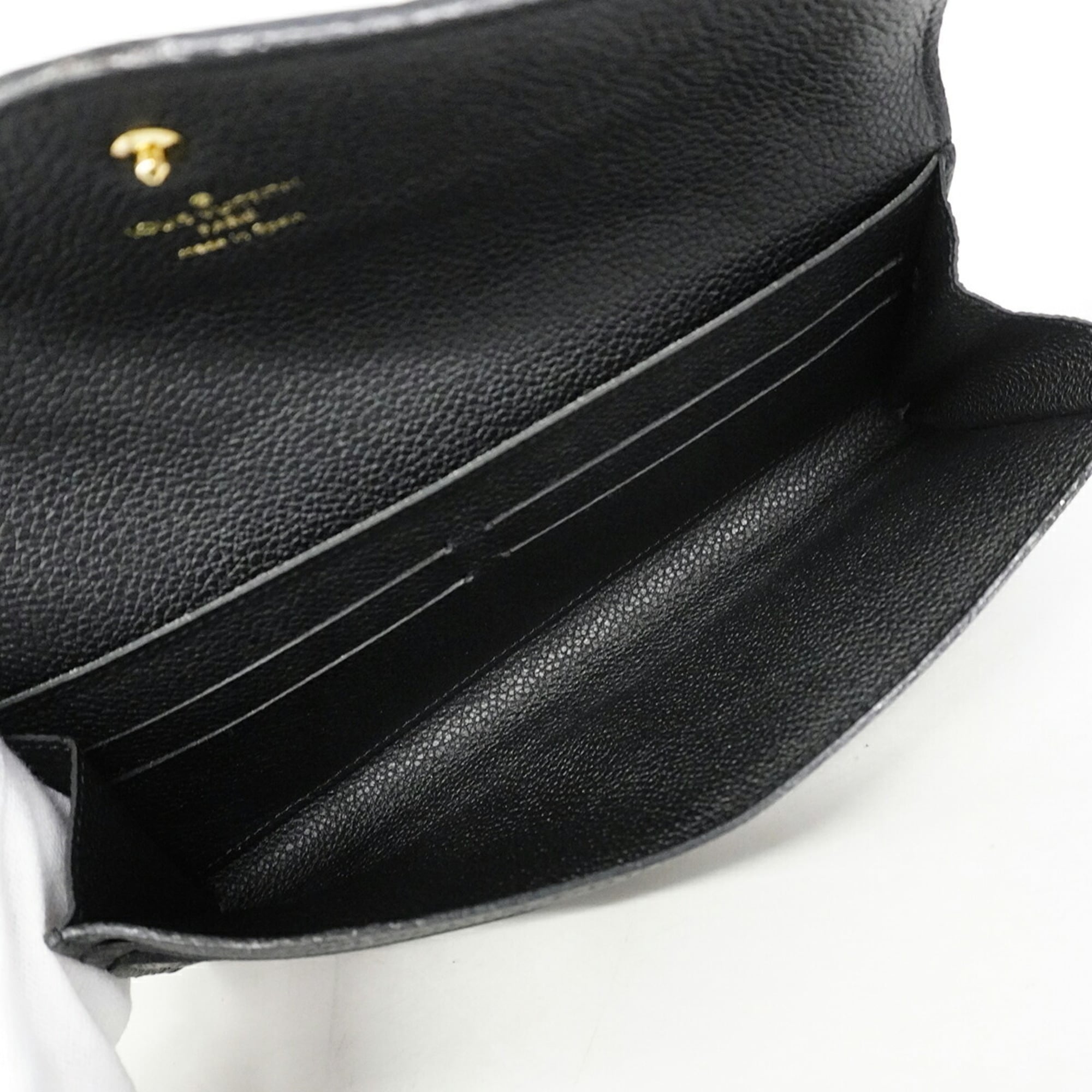 Louis Vuitton Noir Long Wallet (Bi-Fold) (Pre-Owned)