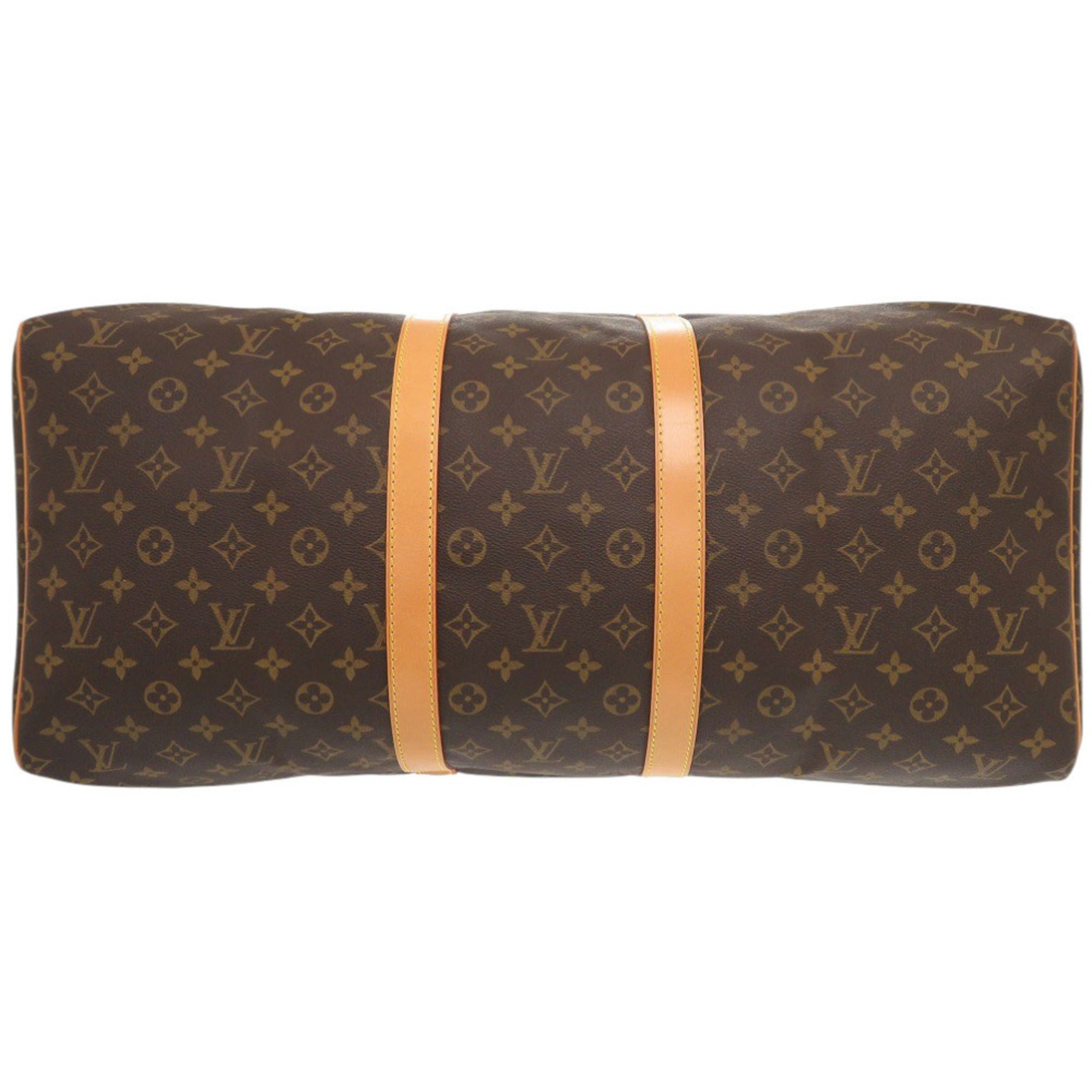 Louis Vuitton Brown Monogram Canvas Boston Bag (Pre-Owned)
