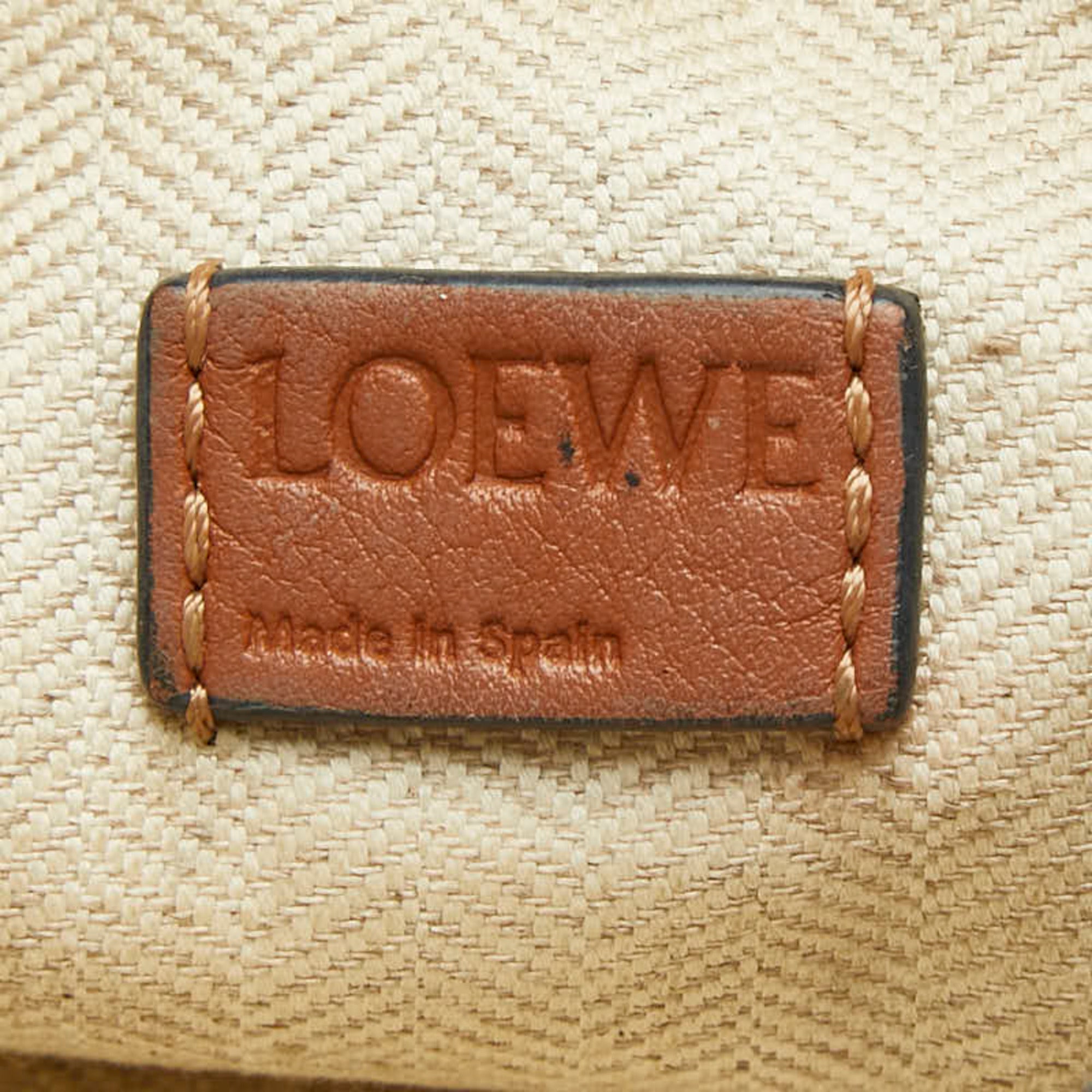 Loewe Brown Leather Handbag Shoulder Bag (Pre-Owned)