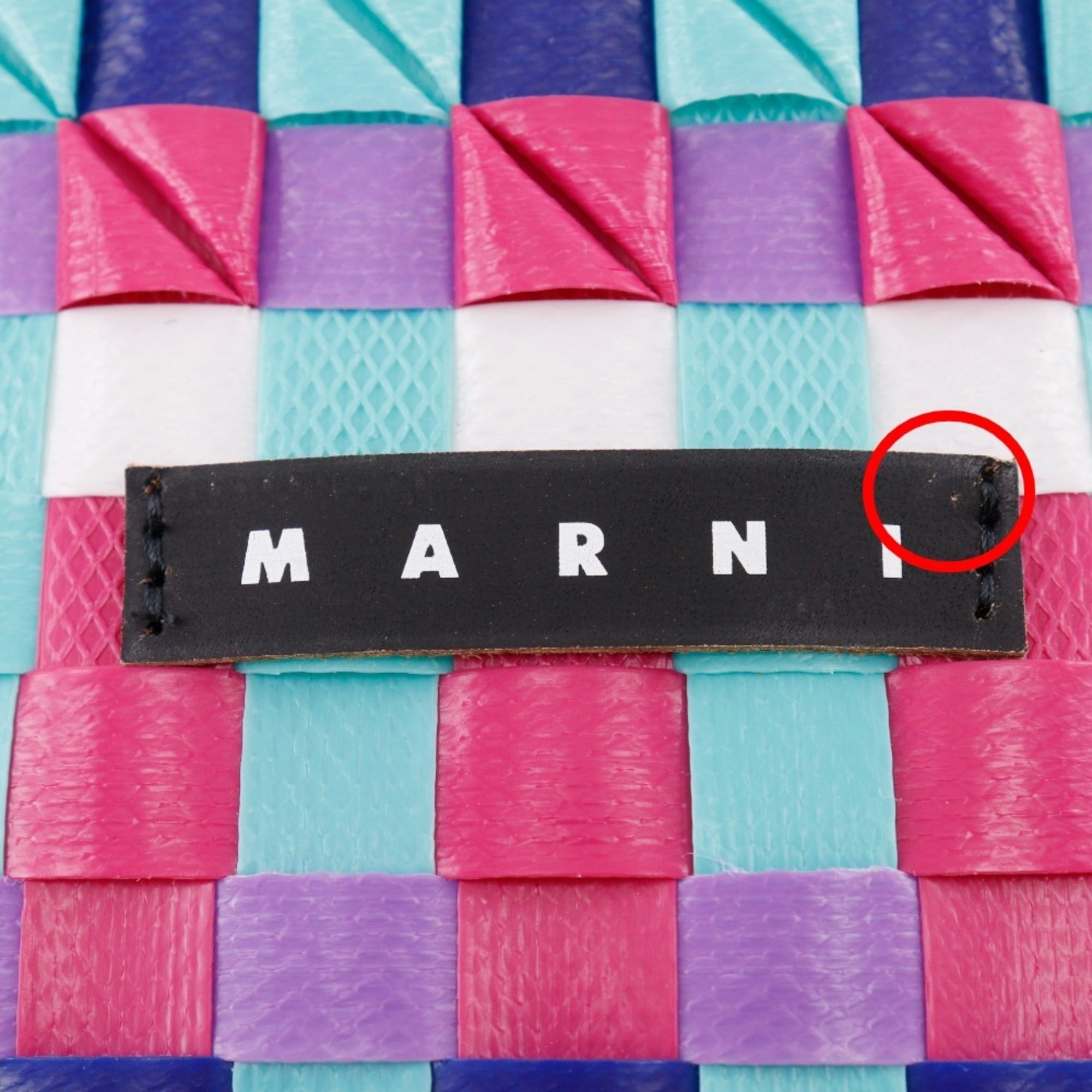 Marni Blue Multi-Color Polypropylene Handbag (Pre-Owned)