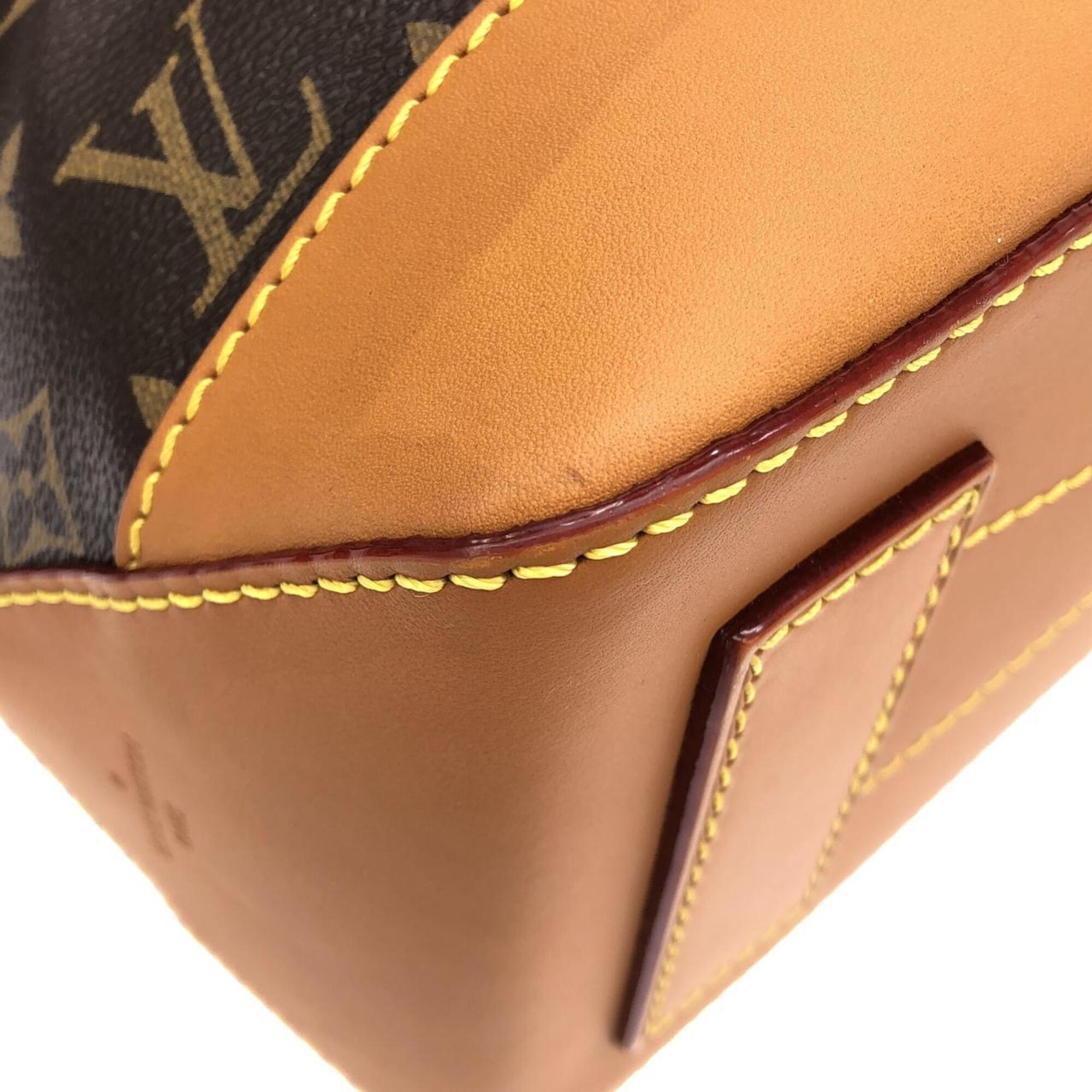 Louis Vuitton Marron Coated Canvas Handbag (Pre-Owned)