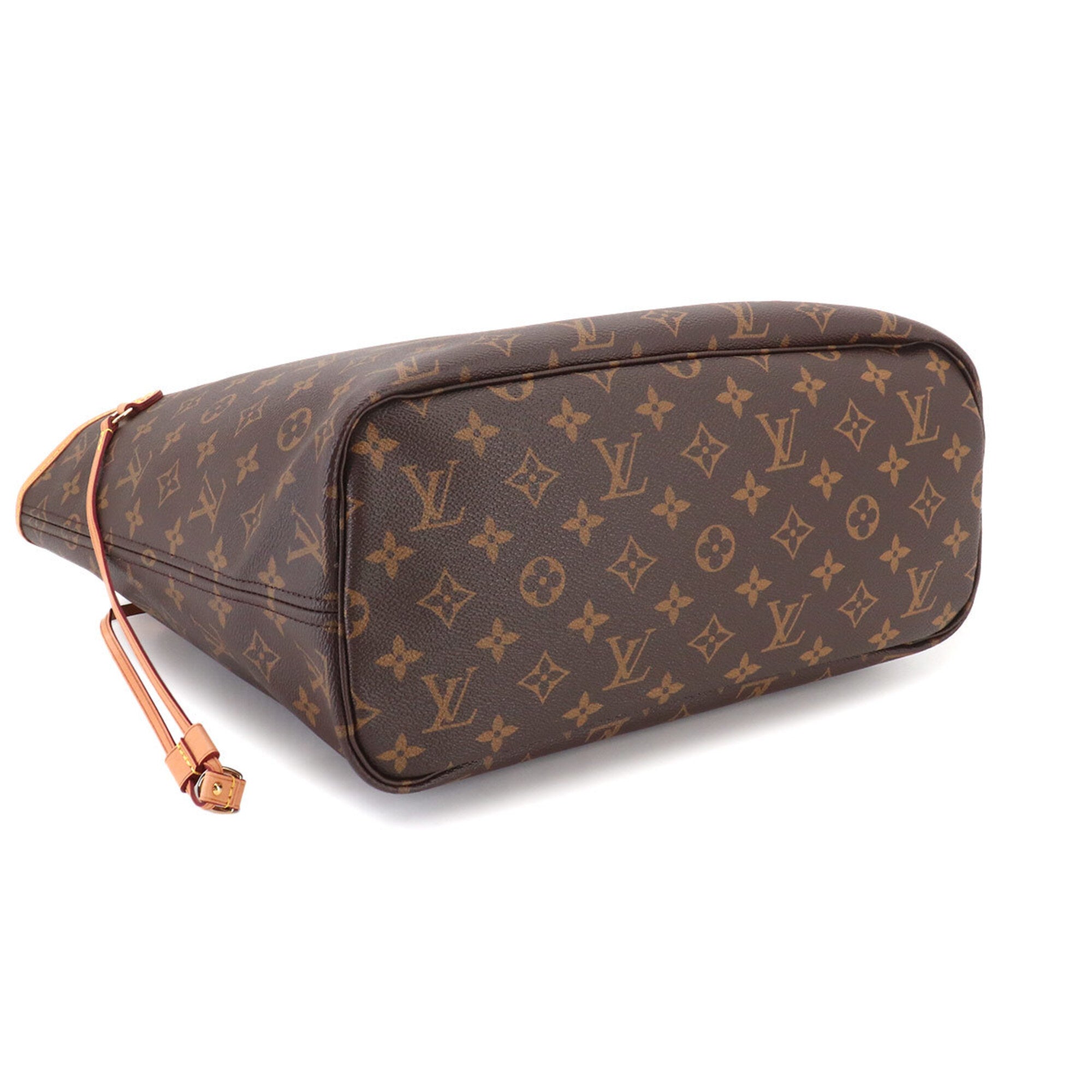 Louis Vuitton Beige Brown Monogram Monogram Canvas Handbag Tote Bag (Pre-Owned)