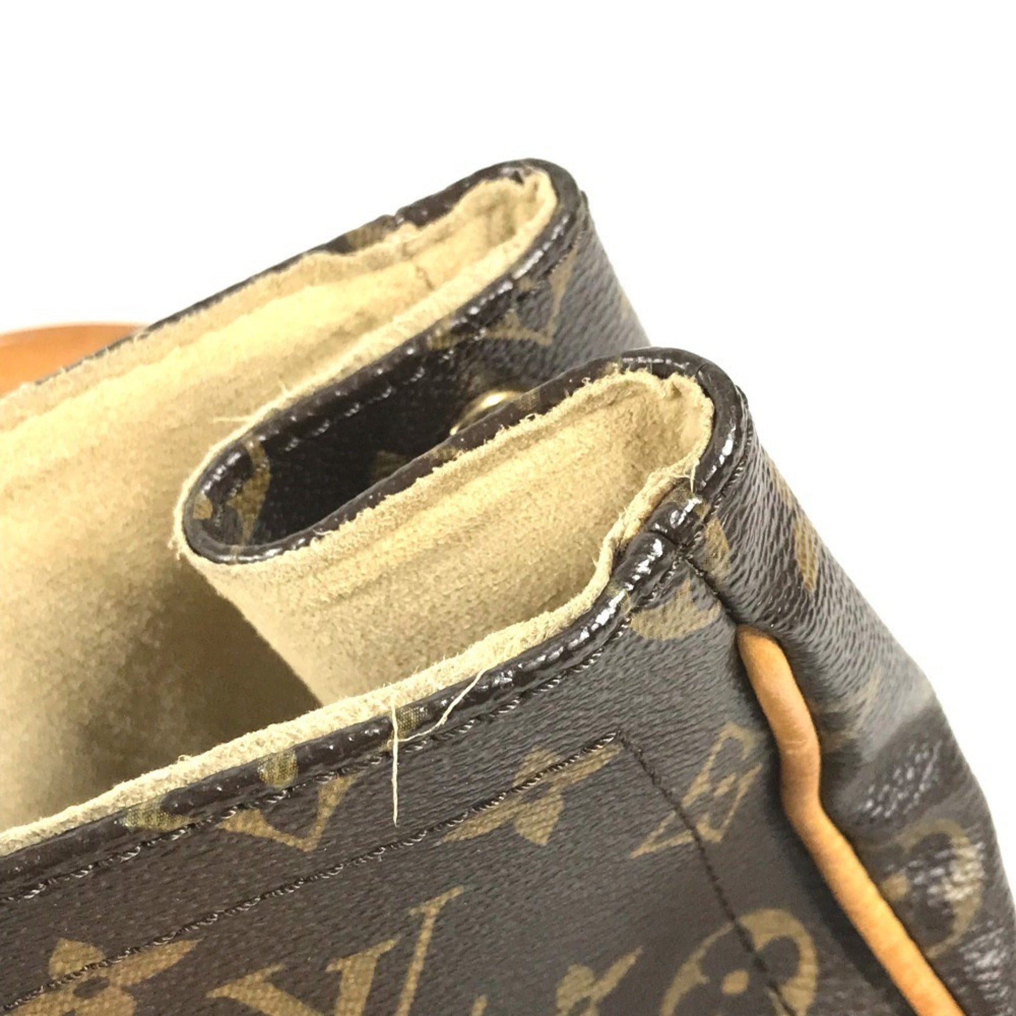 Louis Vuitton Brown Monogram Shoulder Bag Tote Bag (Pre-Owned)