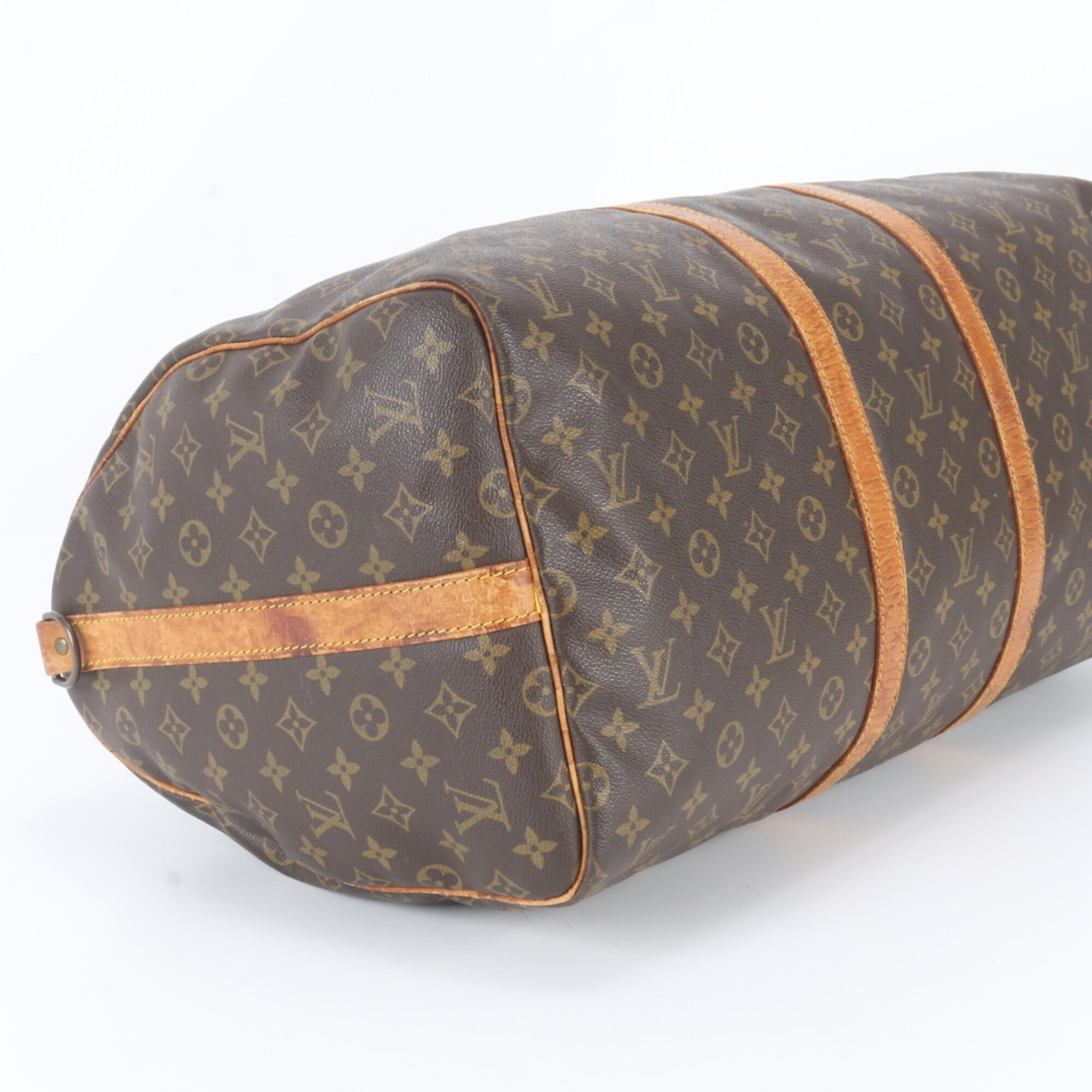 Louis Vuitton Brown Monogram Leather Coated Canvas Handbag Tote Bag (Pre-Owned)