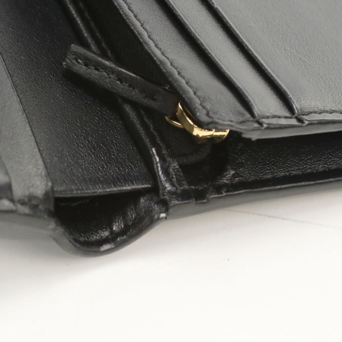 Fendi Black Leather Wallet (Bi-Fold) (Pre-Owned)