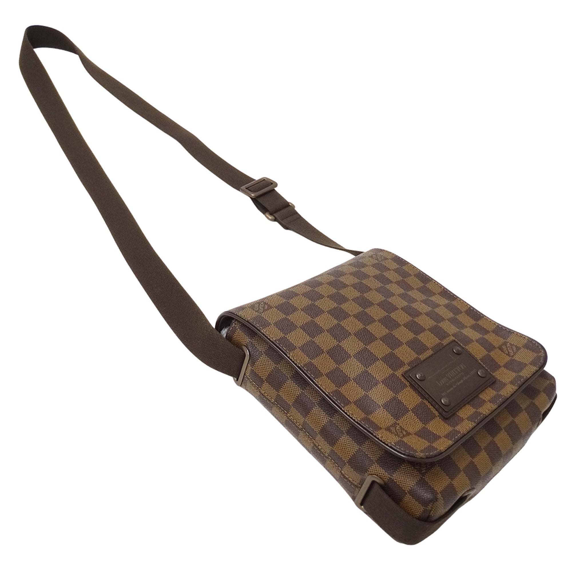 Louis Vuitton Brown Damier Canvas Galle Damier Canvas Handbag Shoulder Bag (Pre-Owned)