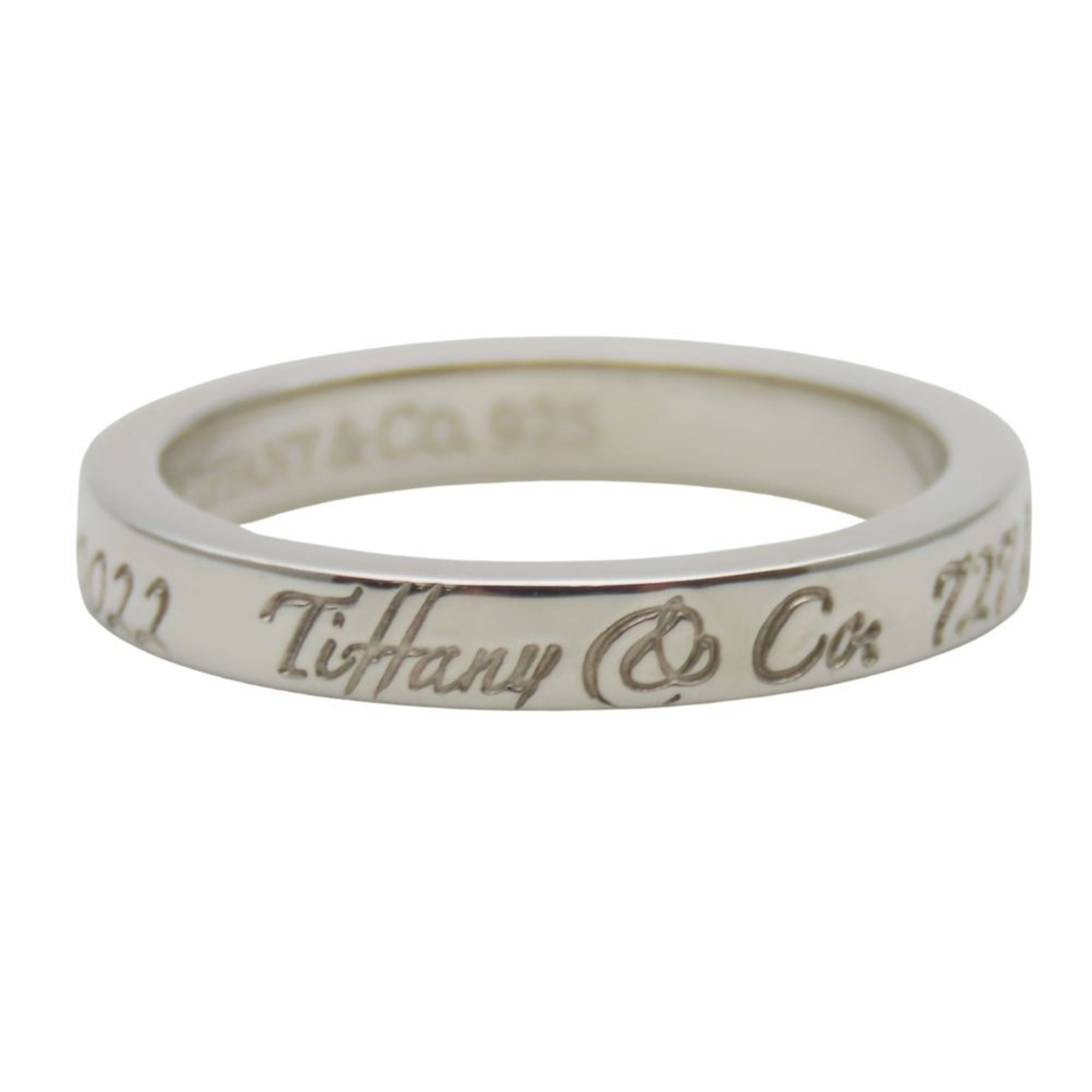 Tiffany Silver Silver 925 Band Ring (Pre-Owned)