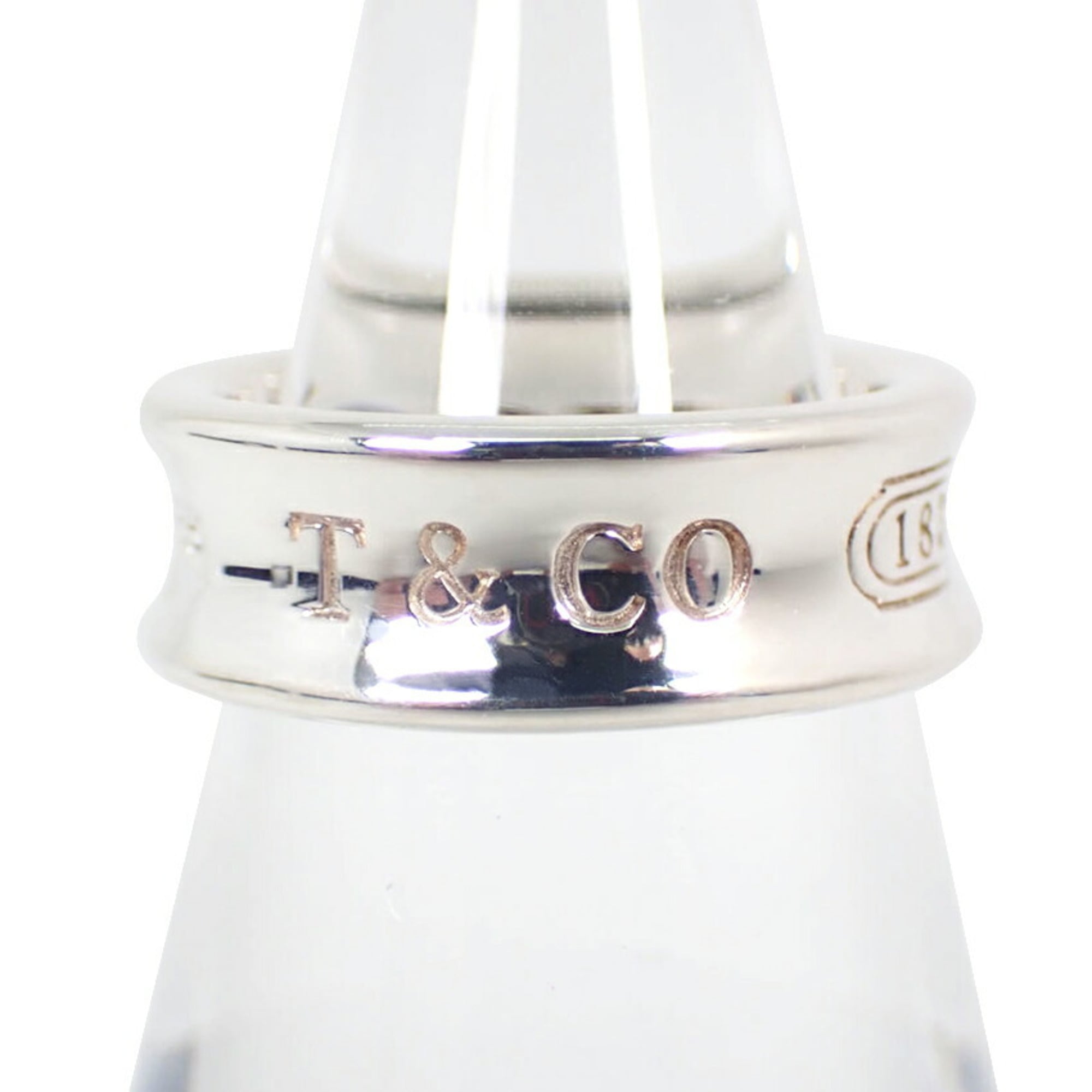 Tiffany Silver Sterling Silver 925 Band Ring (Pre-Owned)