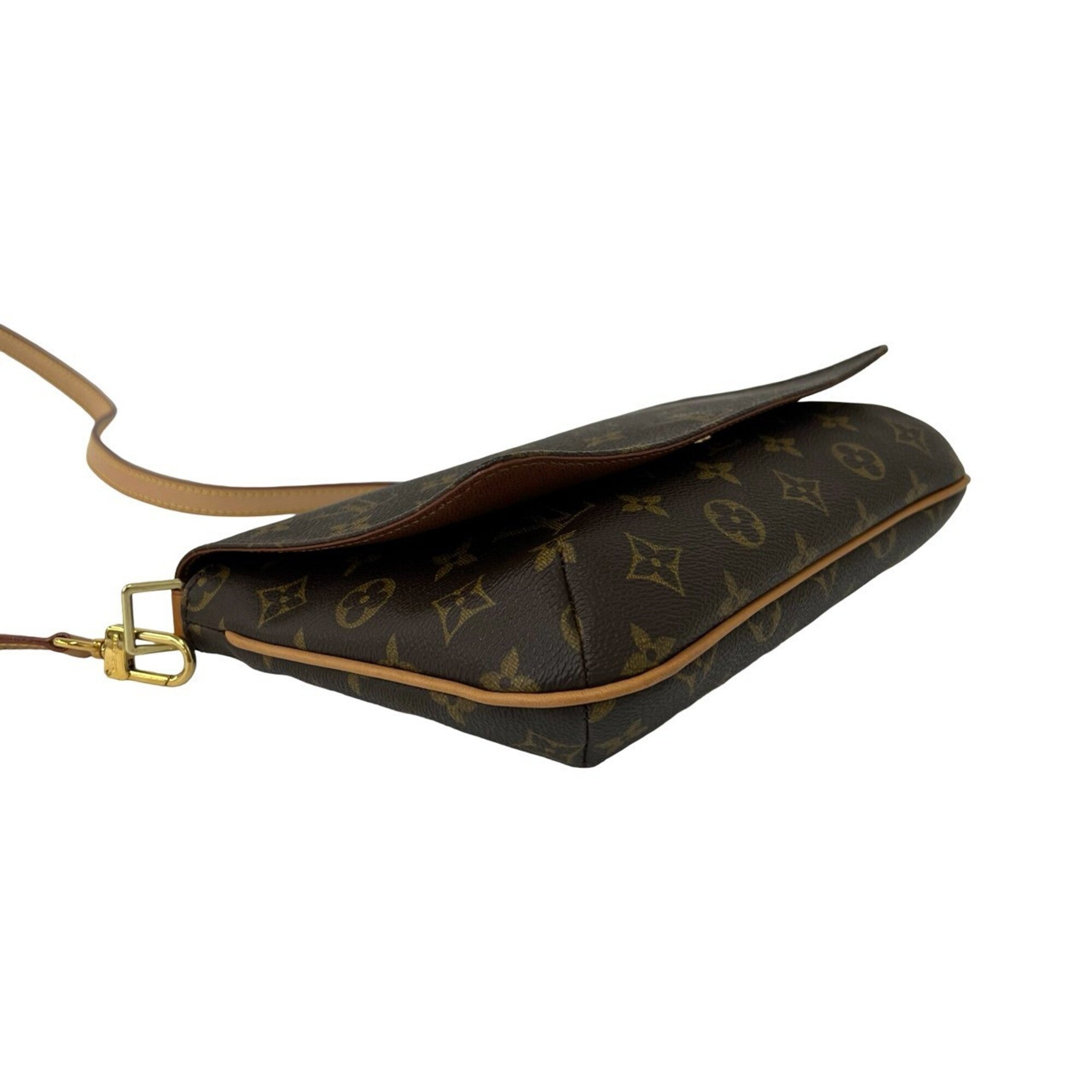 Louis Vuitton Brown Leather Pvc Shoulder Bag (Pre-Owned)