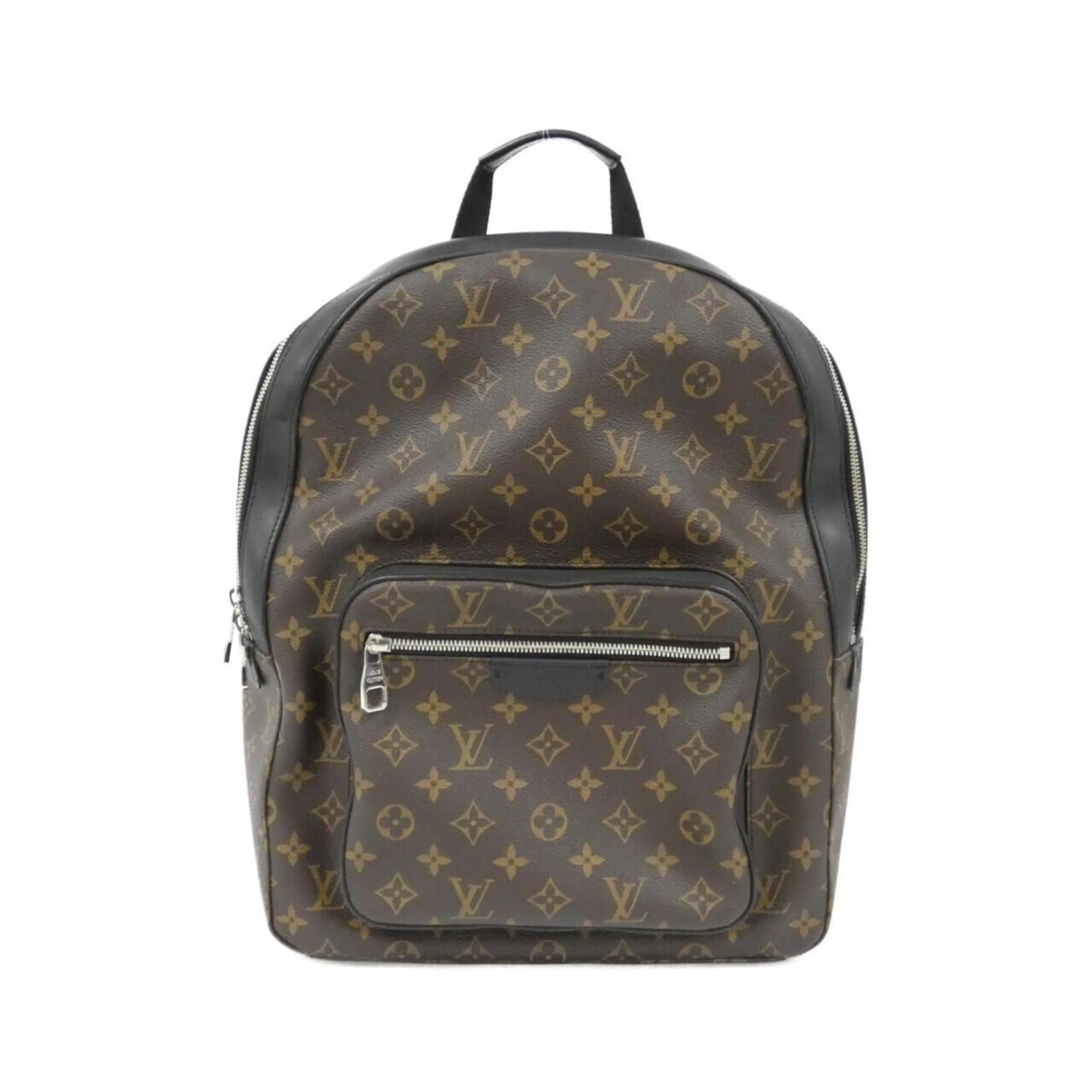 Louis Vuitton Brown Coated Canvas Backpack (Pre-Owned)