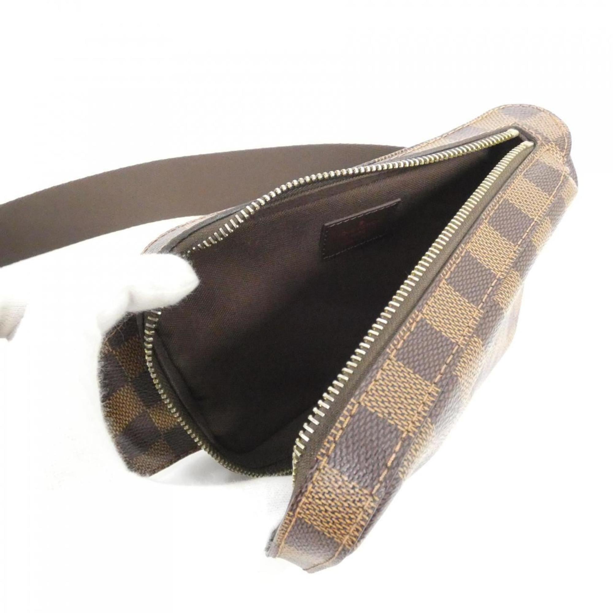 Louis Vuitton Brown Coated Canvas Shoulder Bag (Pre-Owned)