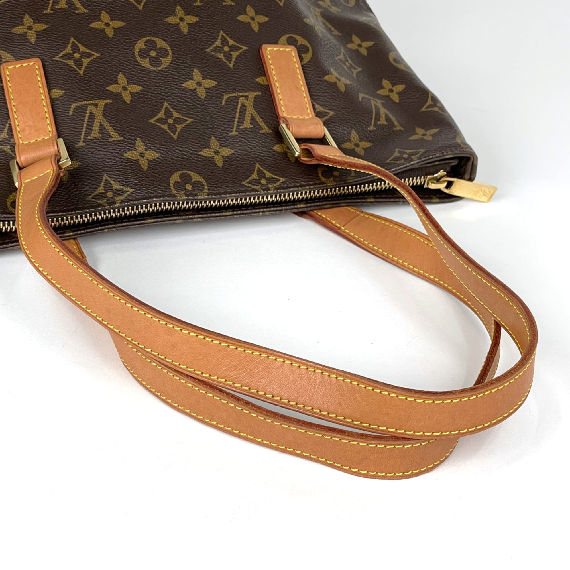Louis Vuitton Brown Monogram Shoulder Bag Tote Bag (Pre-Owned)