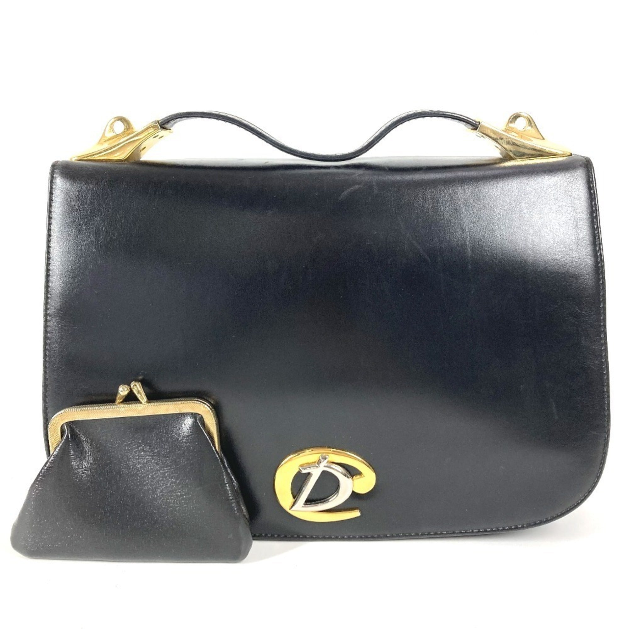 Christian Dior Black Leather Handbag (Pre-Owned)