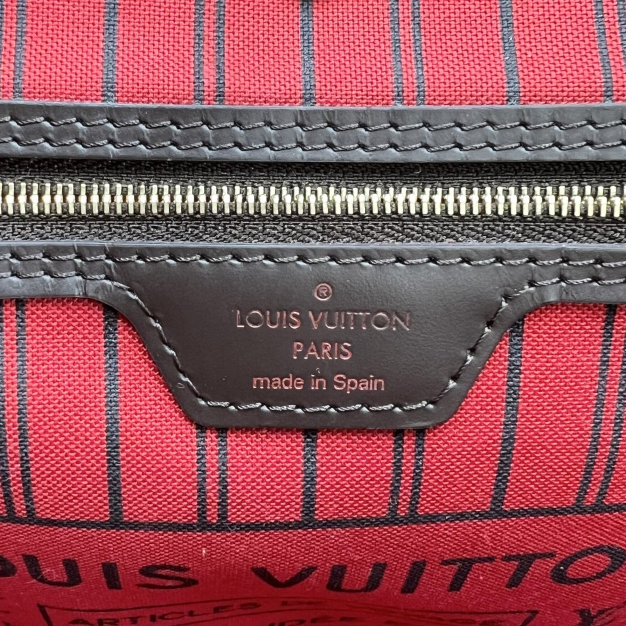 Louis Vuitton Brown Damier Canvas Damier Canvas Handbag Tote Bag (Pre-Owned)