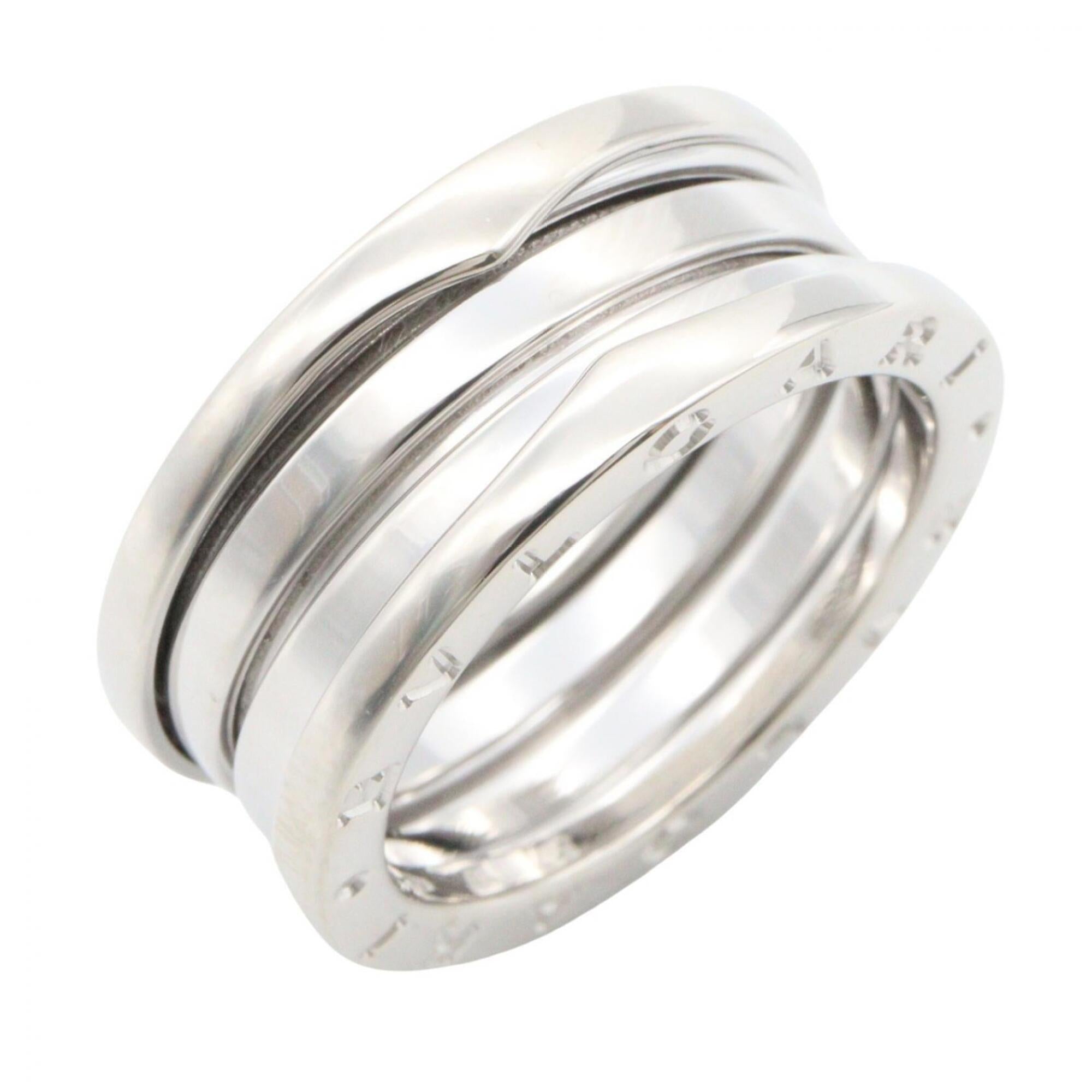 Bvlgari Silver White Gold (18K) Band Ring (Pre-Owned)