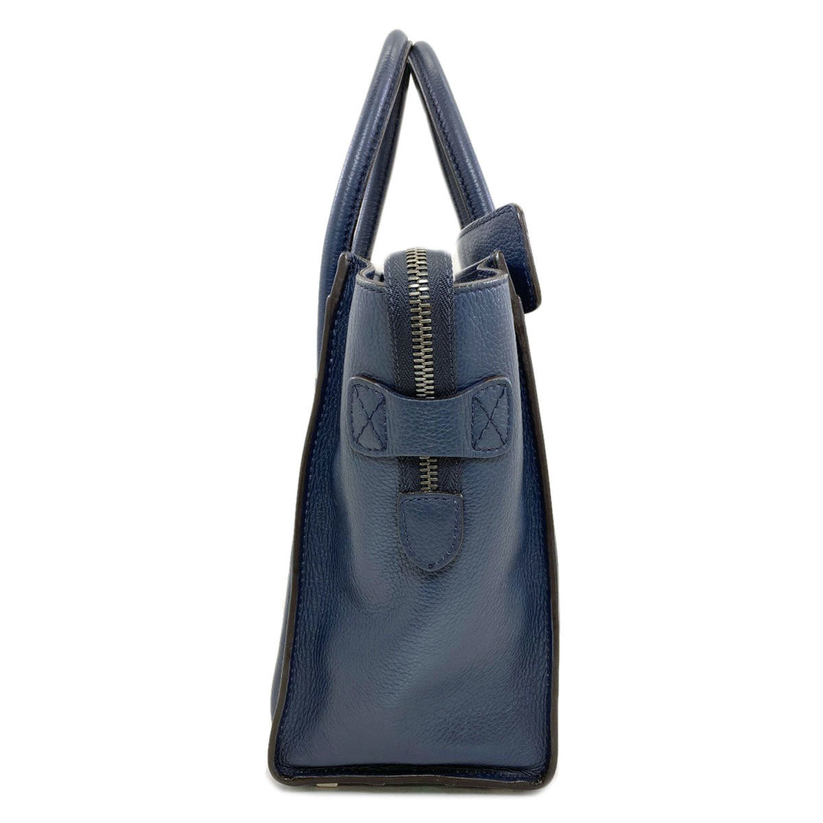 Celine Luggage Blue Leather Tote Bag (Pre-Owned)