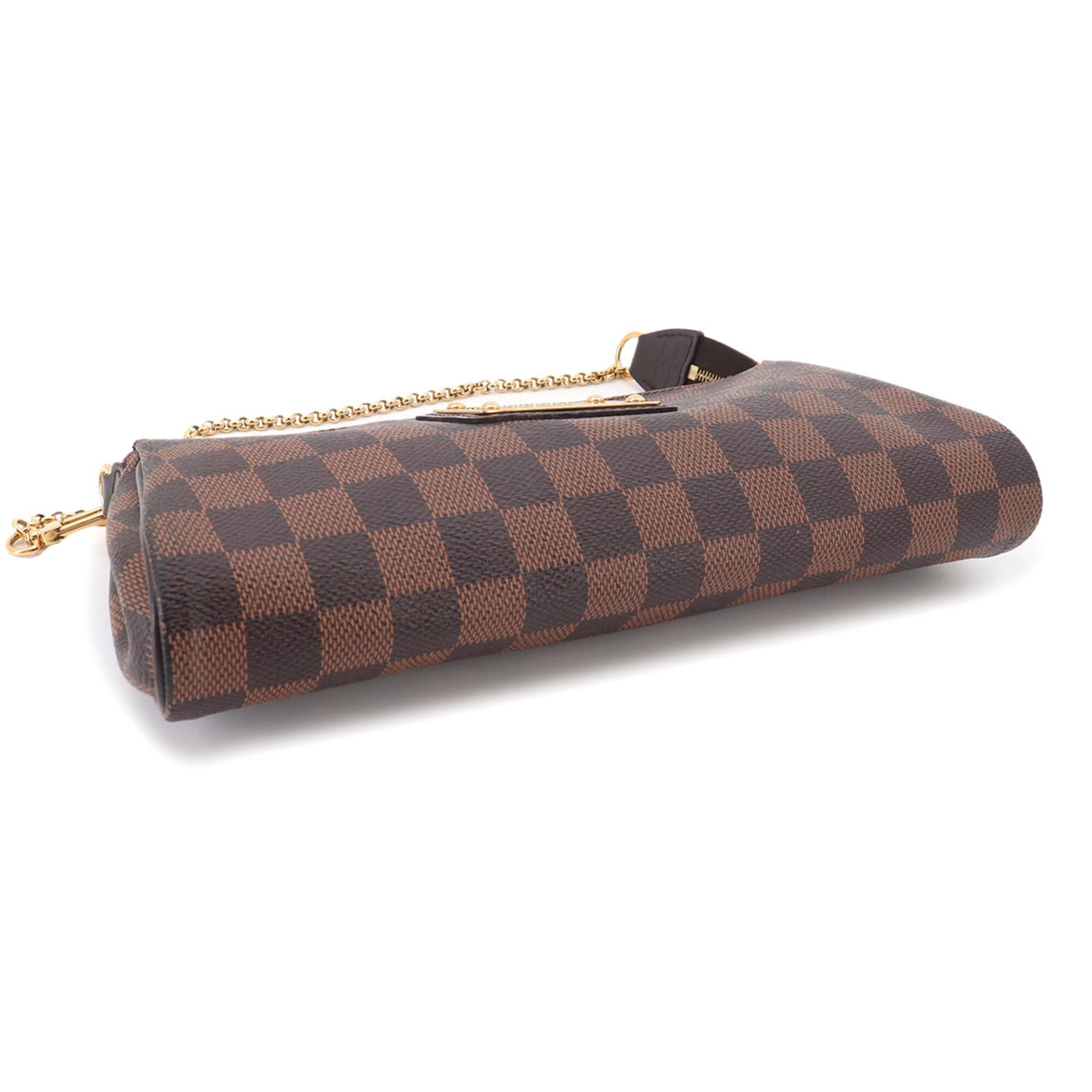 Louis Vuitton Ebene Damier Canvas Handbag Shoulder Bag (Pre-Owned)