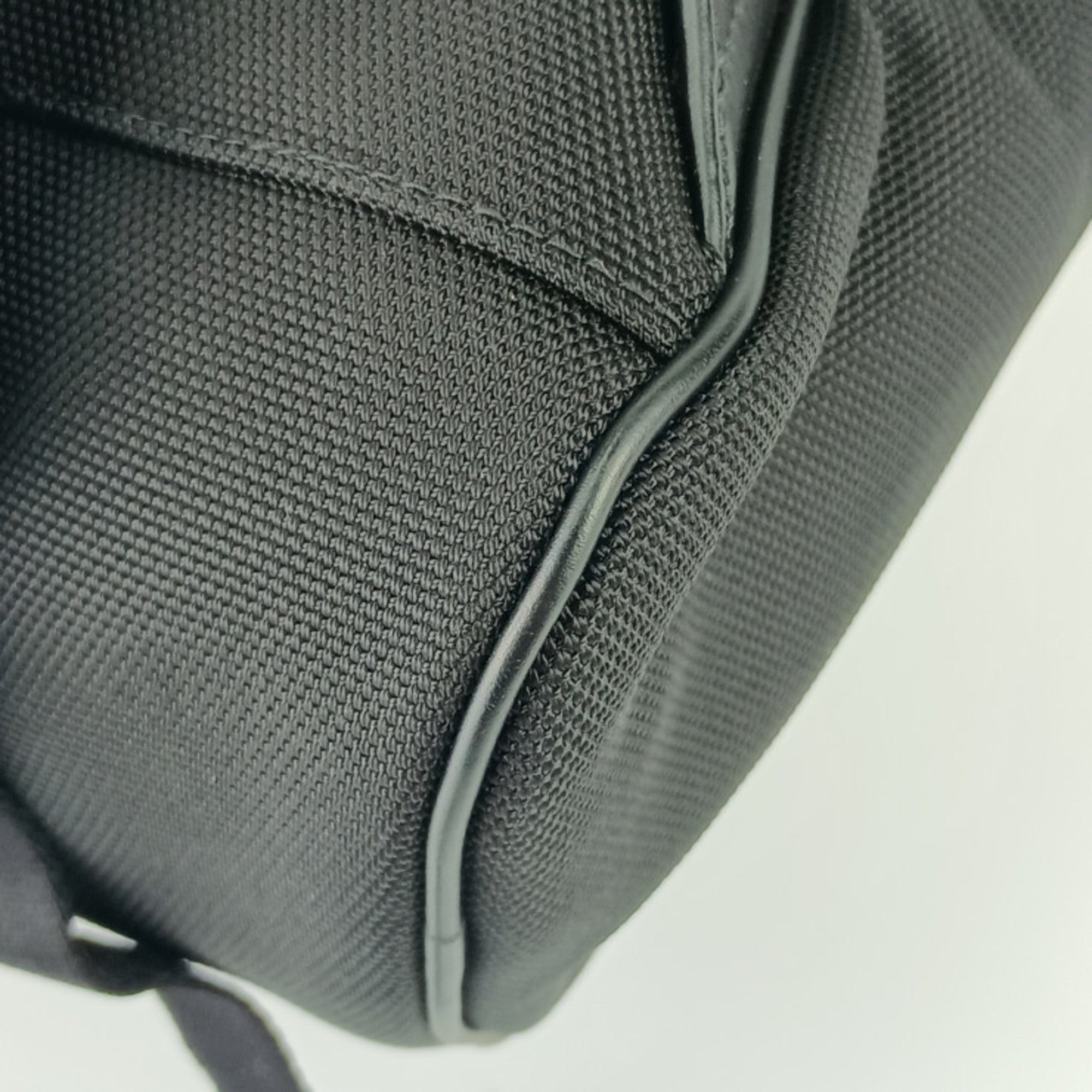 Gucci Black Canvas Leather Backpack (Pre-Owned)