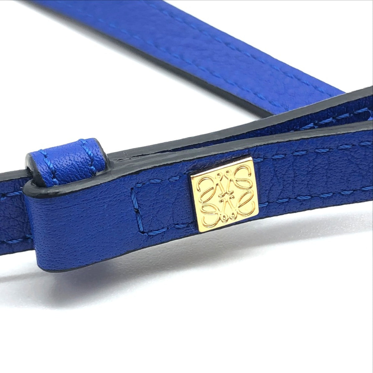 Loewe Blue Leather Coin Purse/Coin Case (Pre-Owned)
