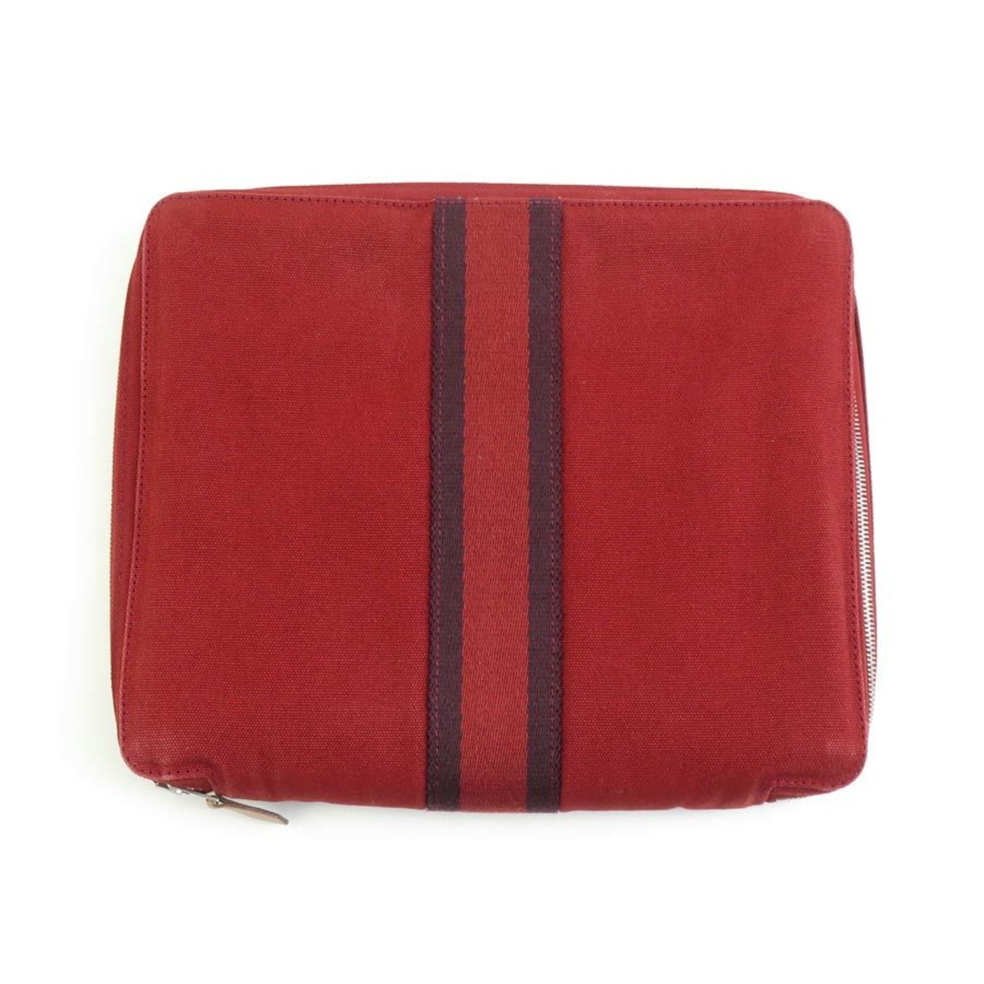 Hermes Brown Cotton Wallet (Bi-Fold) (Pre-Owned)