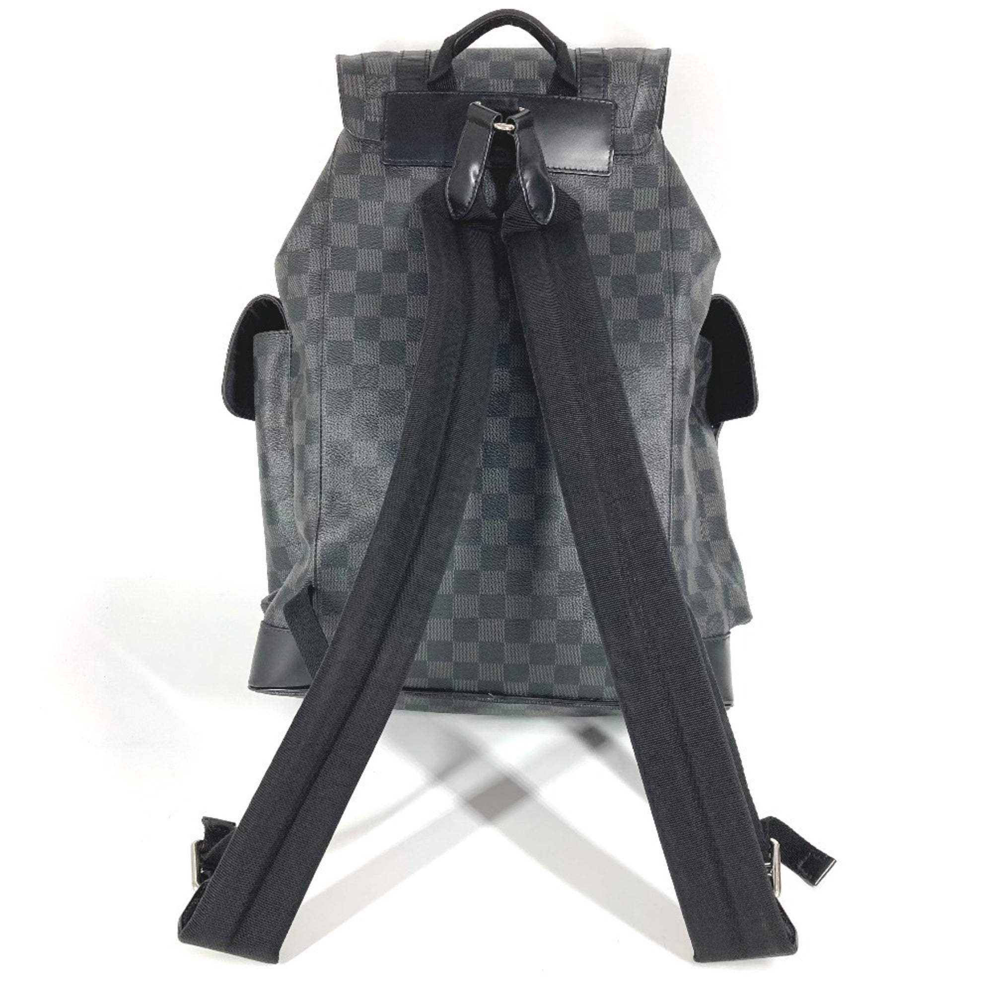 Louis Vuitton Black Damier Graphite Backpack (Pre-Owned)