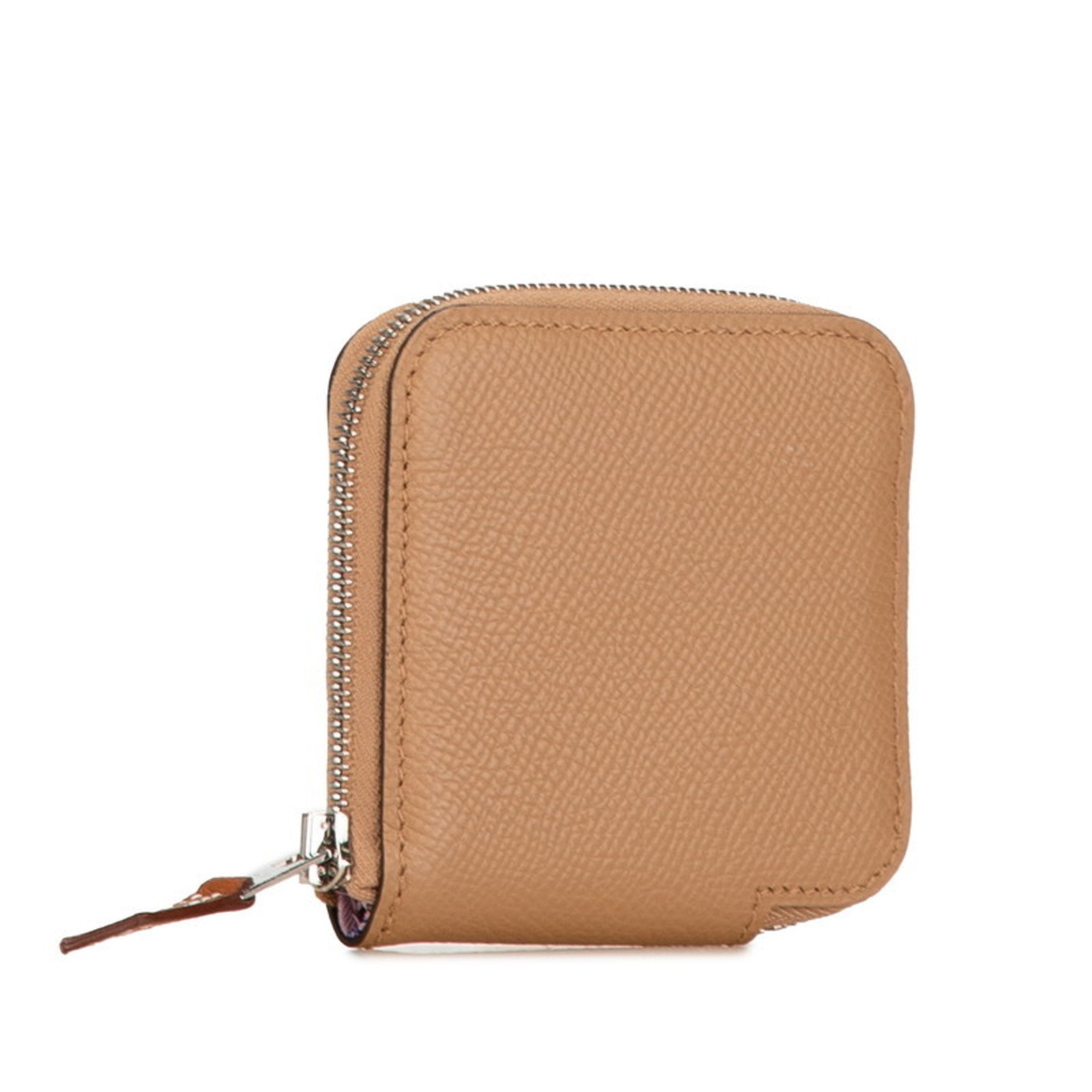 Hermes Etoupe Gray Grayish Epsom Leather Coin Purse/Coin Case (Pre-Owned)
