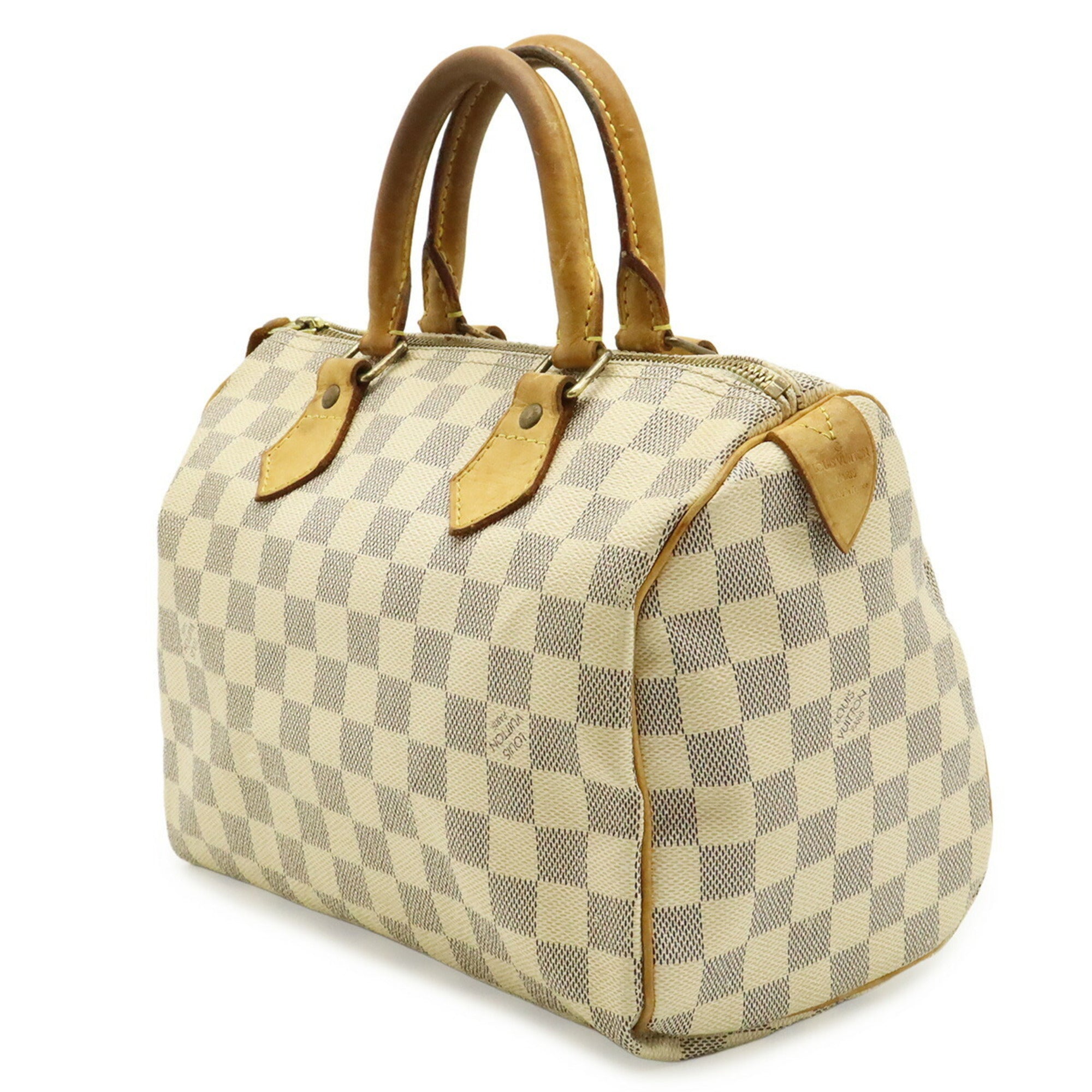 Louis Vuitton Damier Azur Ivory Damier Azur Canvas Pvc Handbag (Pre-Owned)