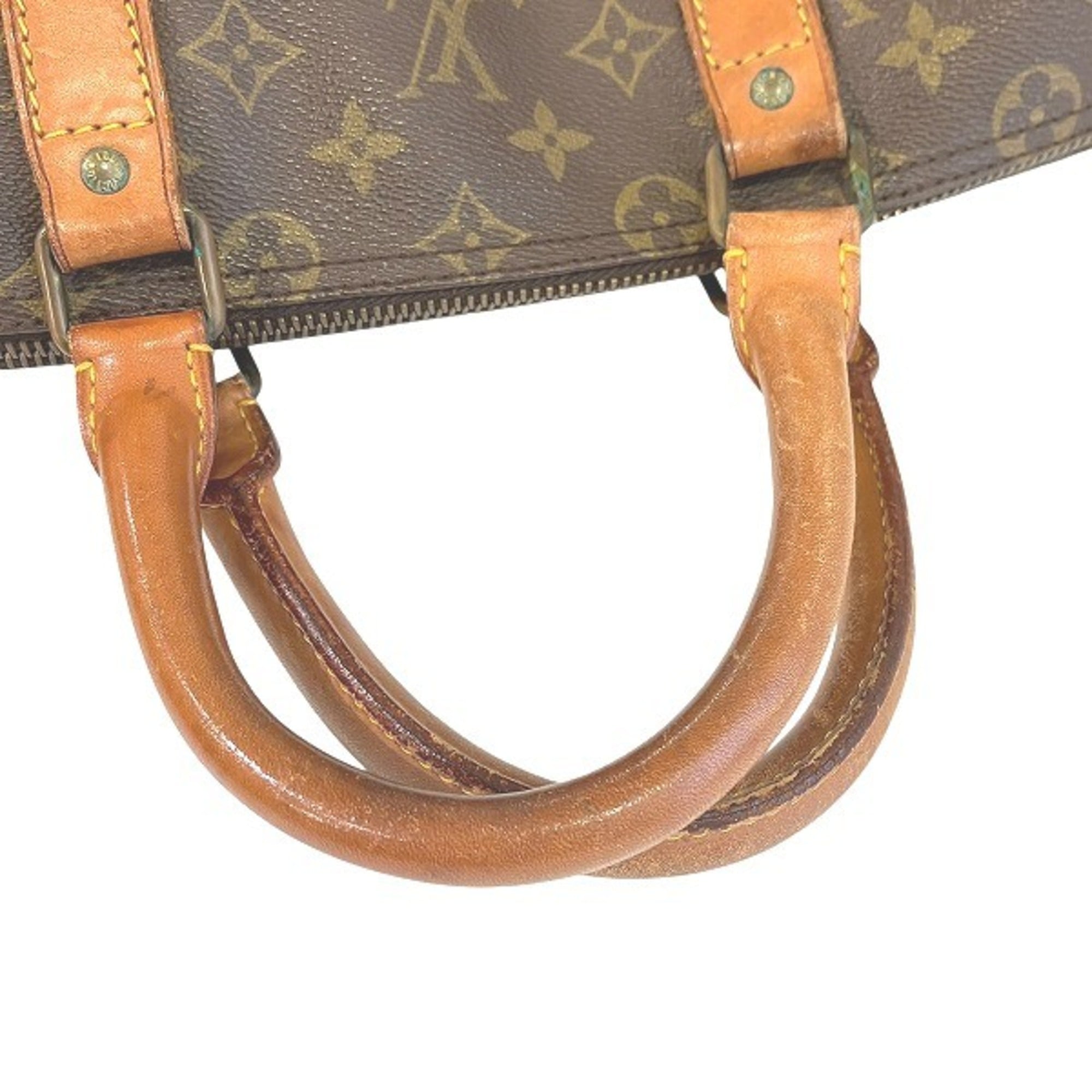 Louis Vuitton Brown Monogram Boston Bag Handbag (Pre-Owned)