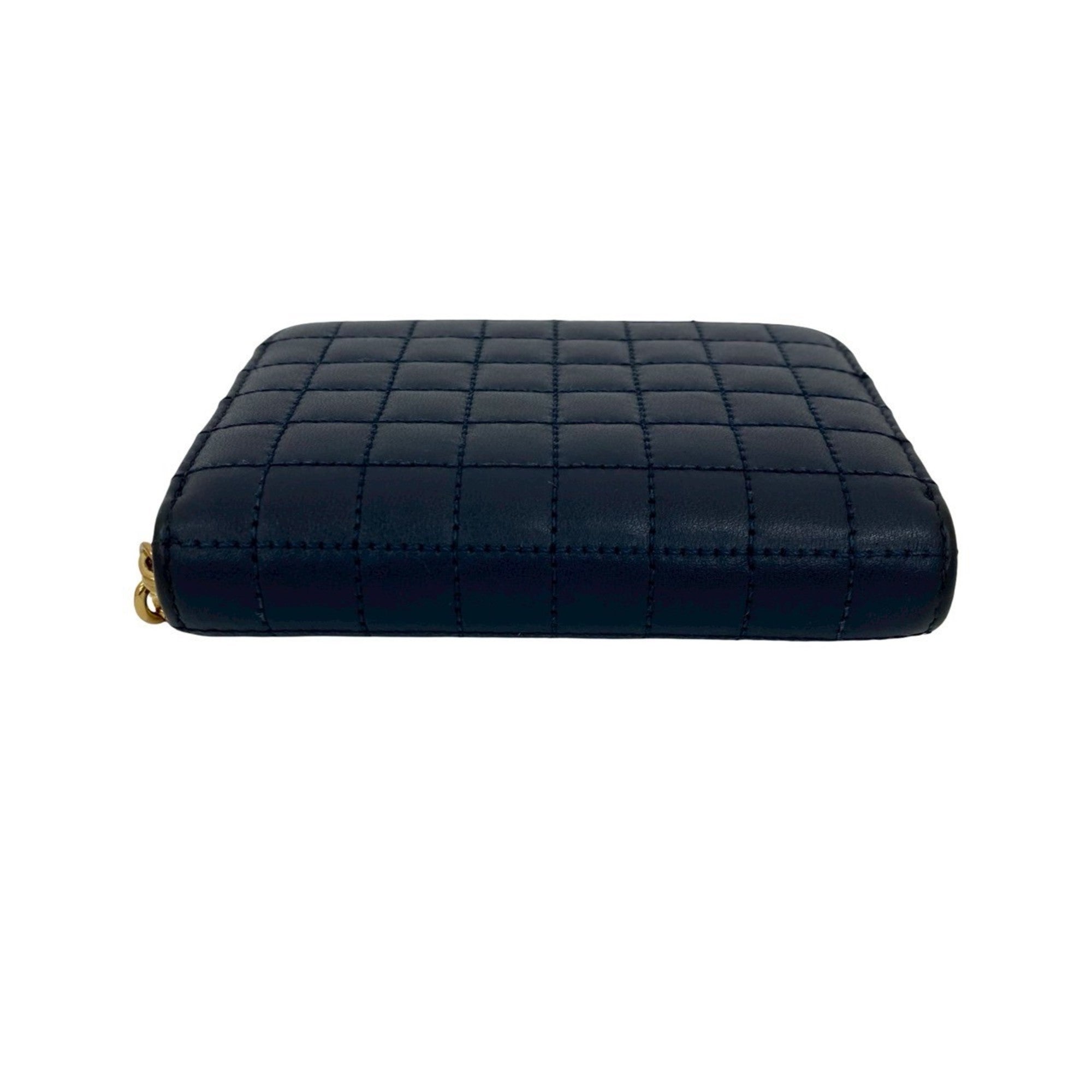 Celine Navy Leather Wallet (Bi-Fold) (Pre-Owned)