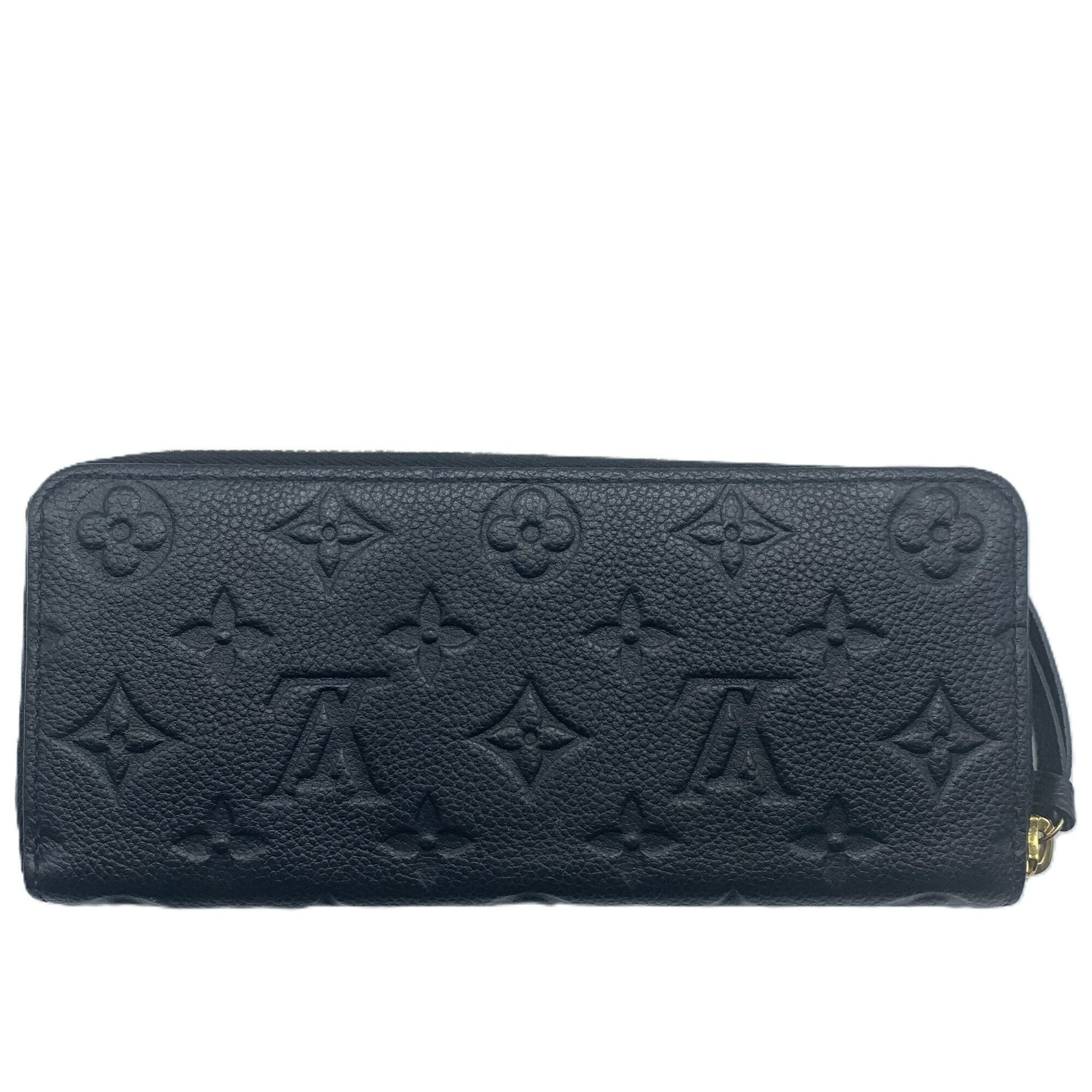Louis Vuitton Black Monogram Empreinte Long Wallet (Bi-Fold) (Pre-Owned)