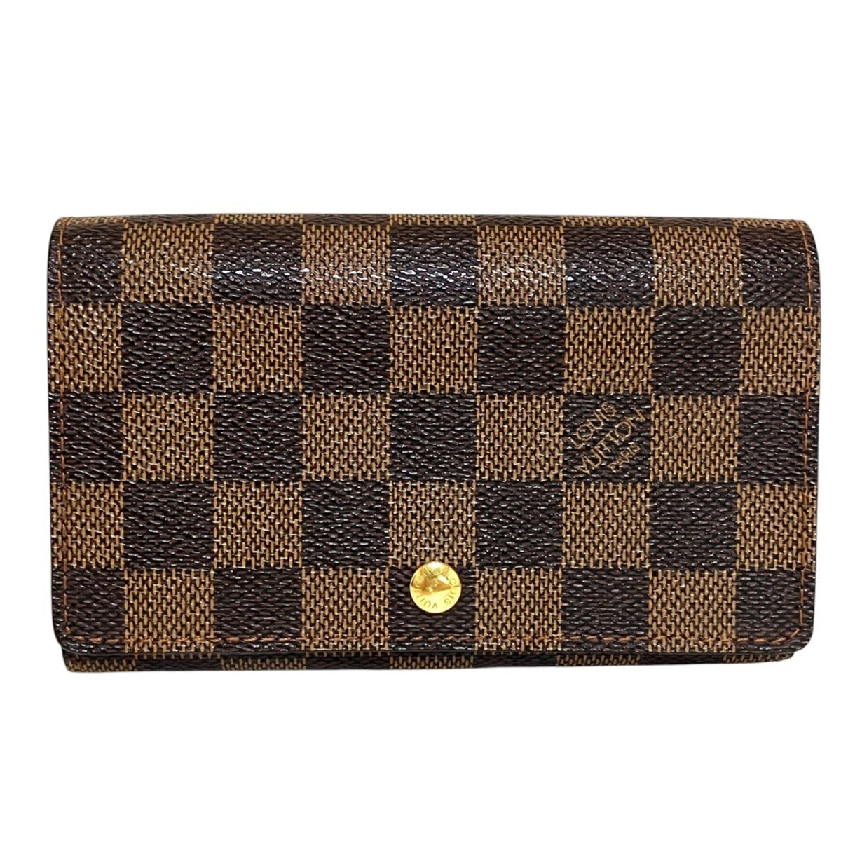Louis Vuitton Brown Damier Canvas Long Wallet (Bi-Fold) (Pre-Owned)