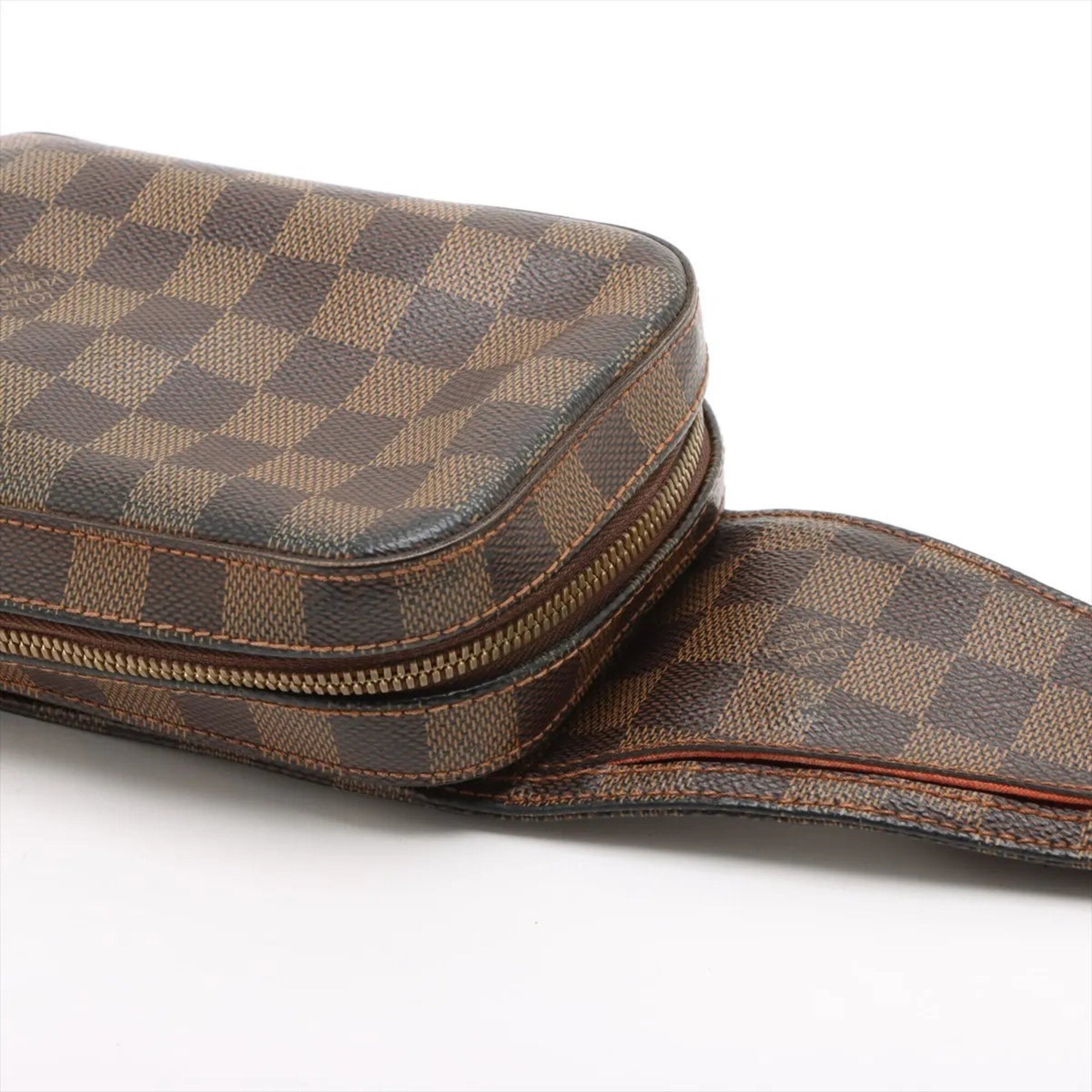 Louis Vuitton Damier Ebene Leather Coated Canvas Sling Bag (Pre-Owned)