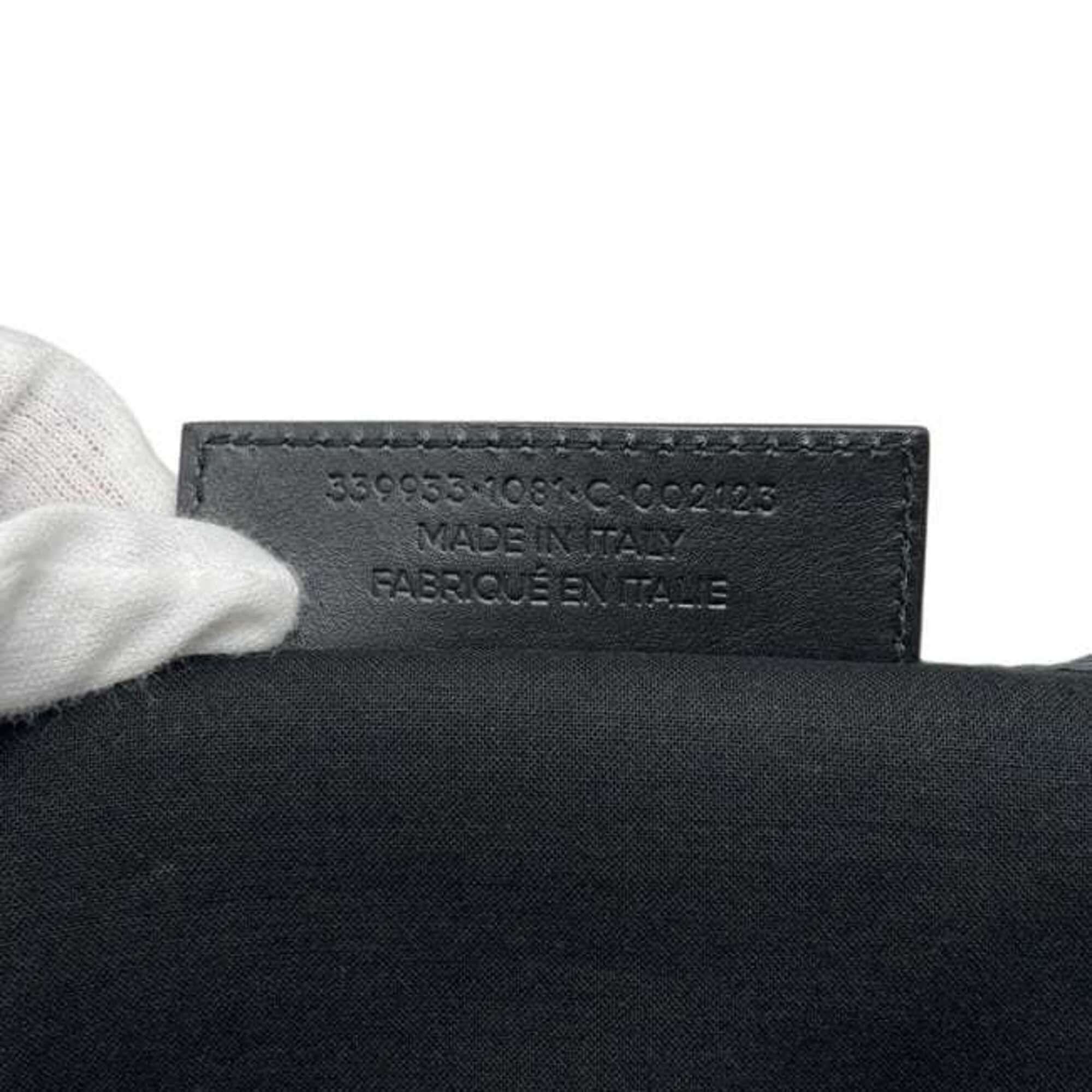 Balenciaga Black White Canvas Leather Tote Bag (Pre-Owned)