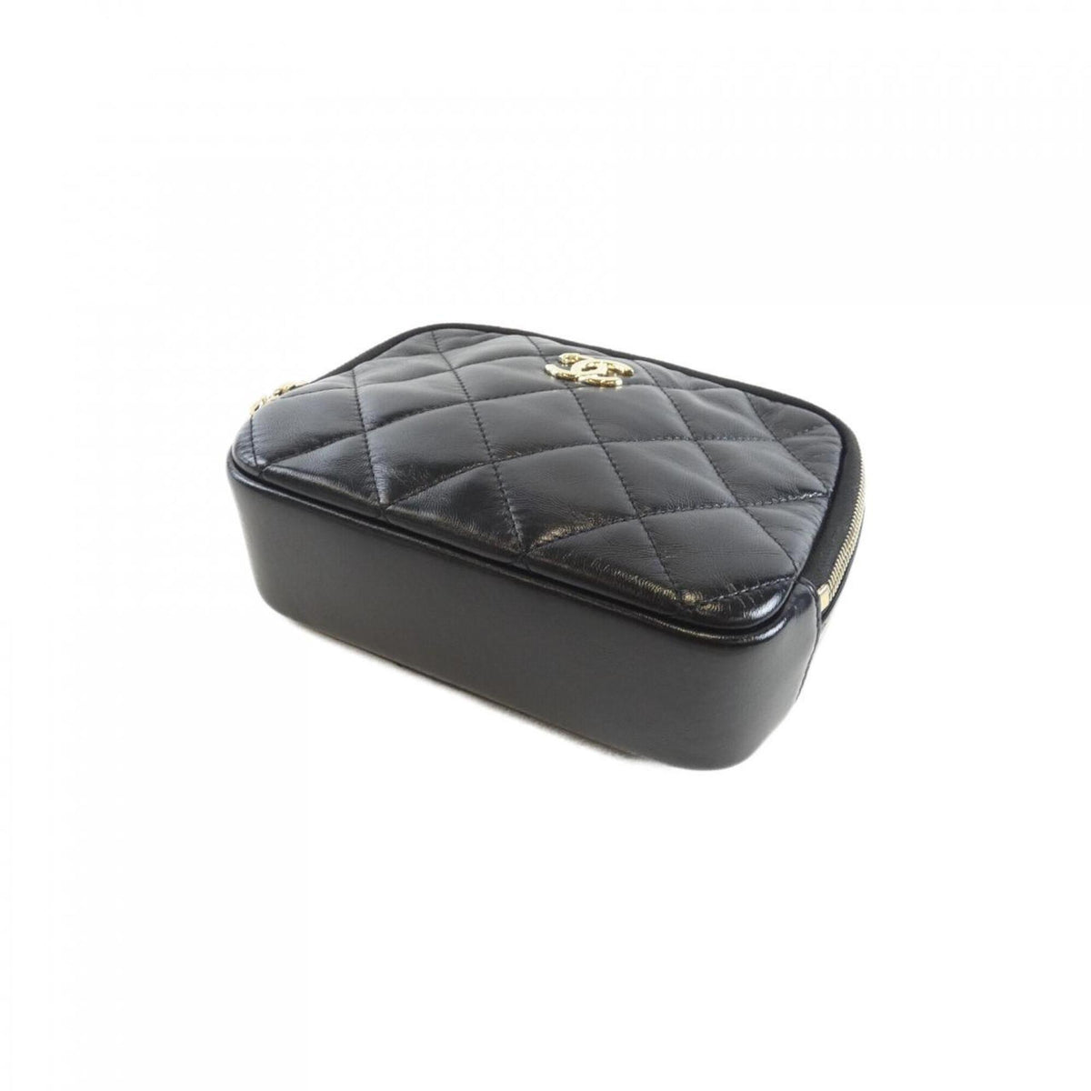 Chanel Black Leather Handbag (Pre-Owned)