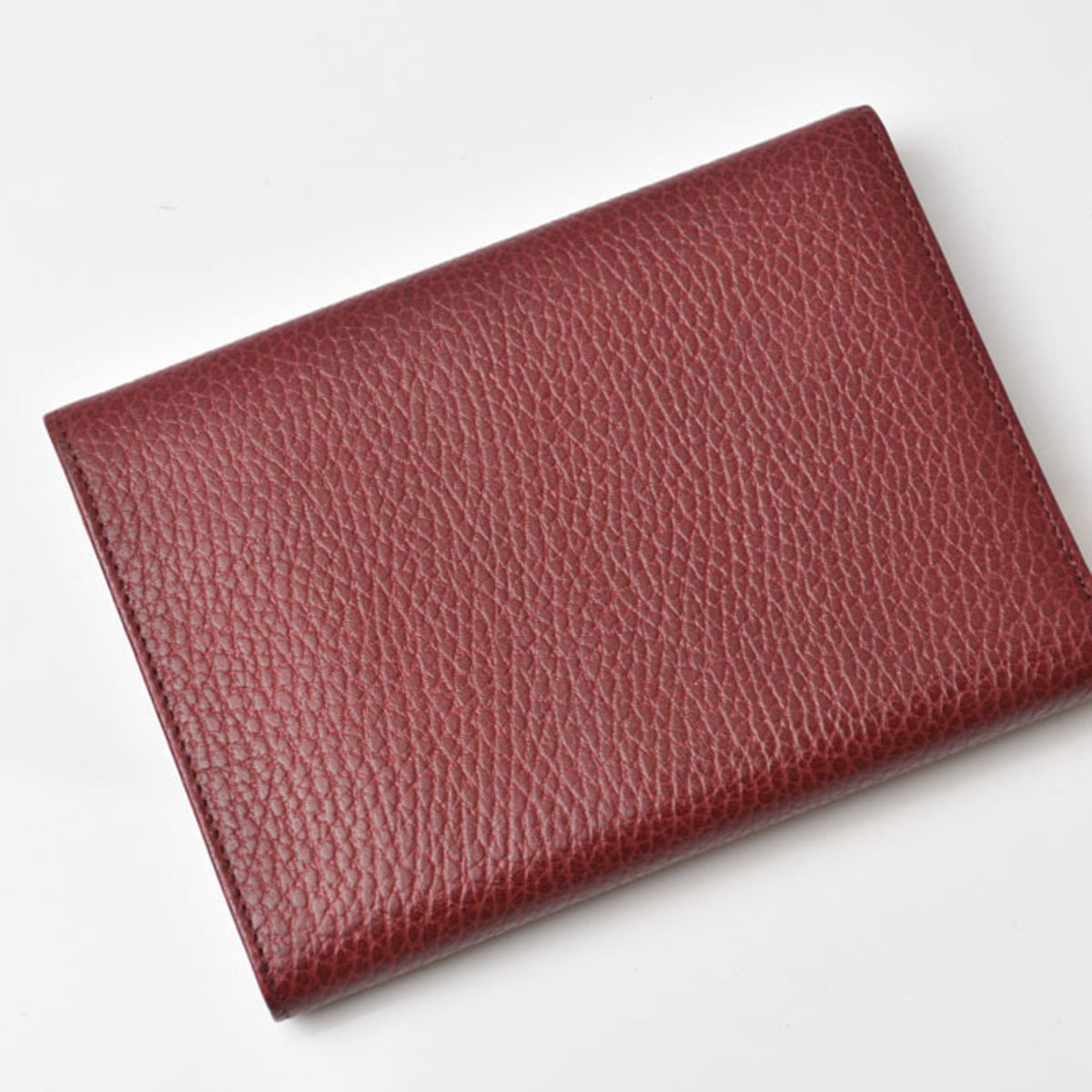 Cartier Bordeaux Leather Wallet (Tri-Fold) (Pre-Owned)