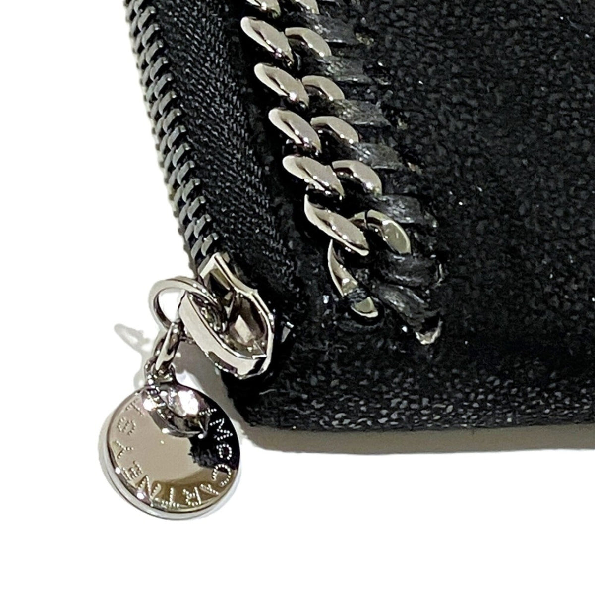 Stella Mccartney Black Polyester Long Wallet (Bi-Fold) (Pre-Owned)