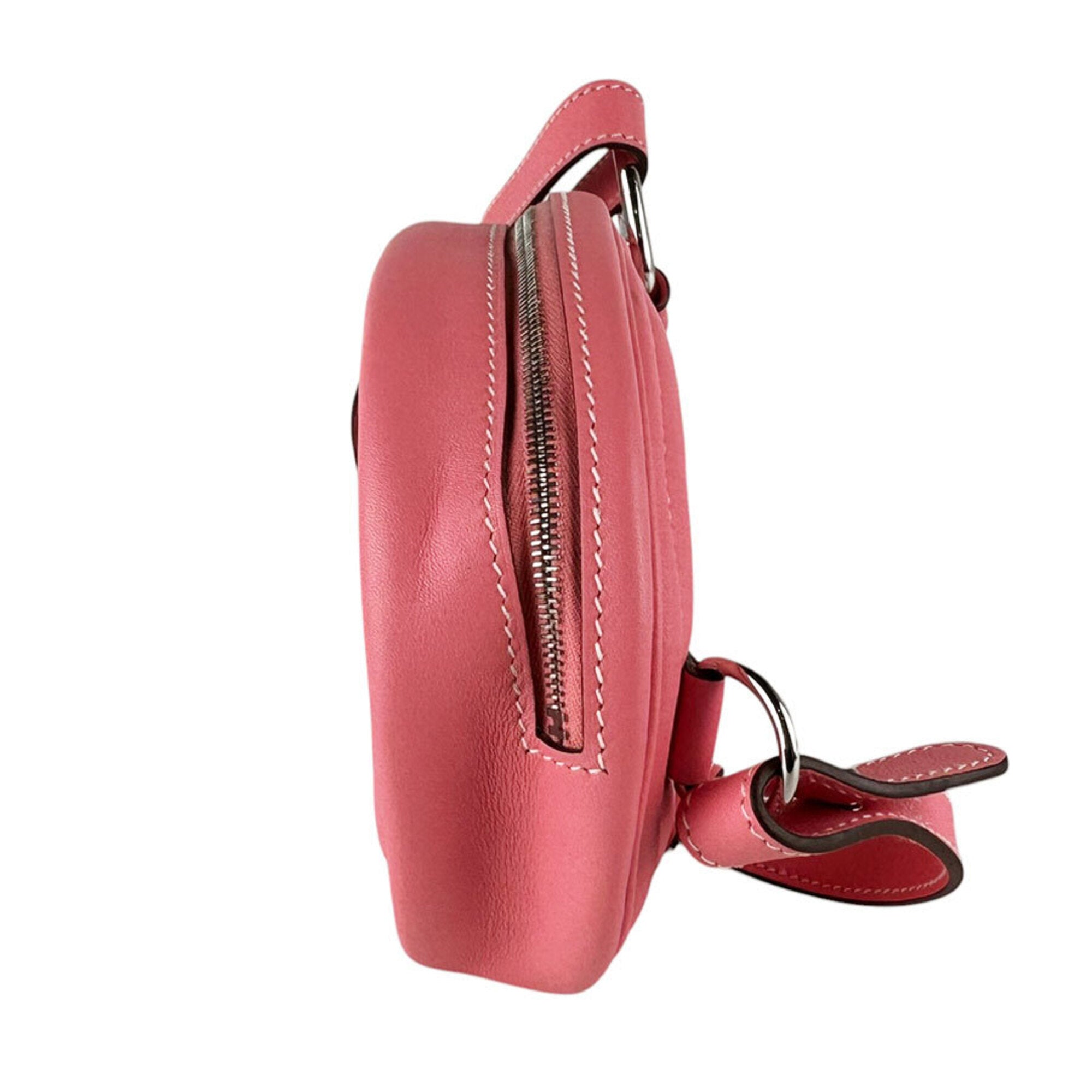 Hermes Pink Swift Leather Shoulder Bag (Pre-Owned)