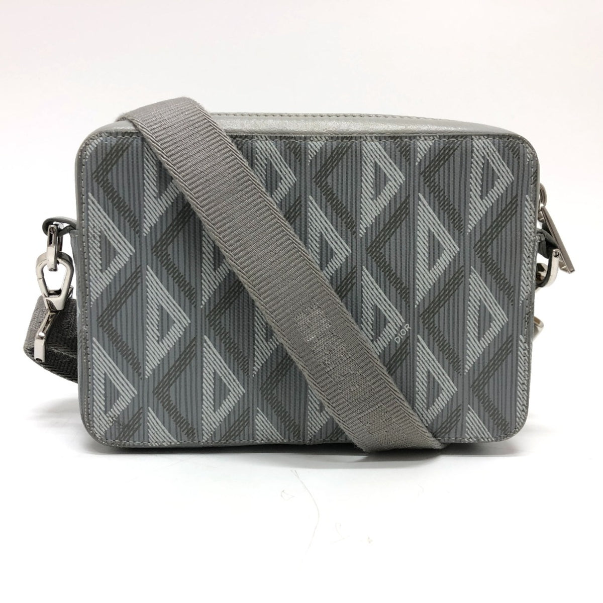Christian Dior Gray Cloth Shoulder Bag (Pre-Owned)