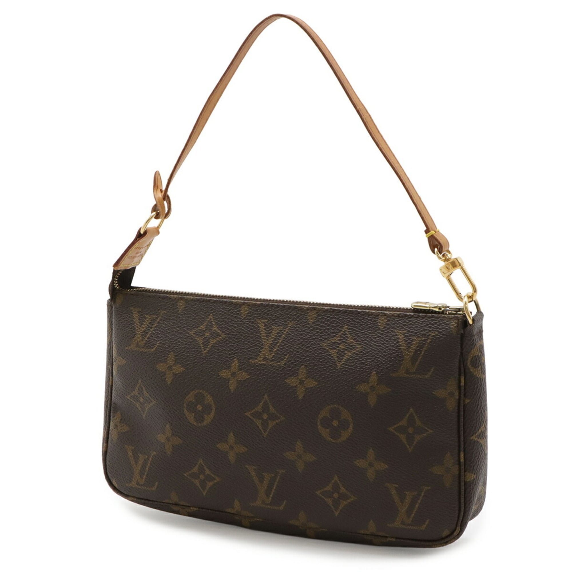 Louis Vuitton Brown Monogram Monogram Canvas Pvc Coated Canvas Handbag Pochette Pouch (Pre-Owned)