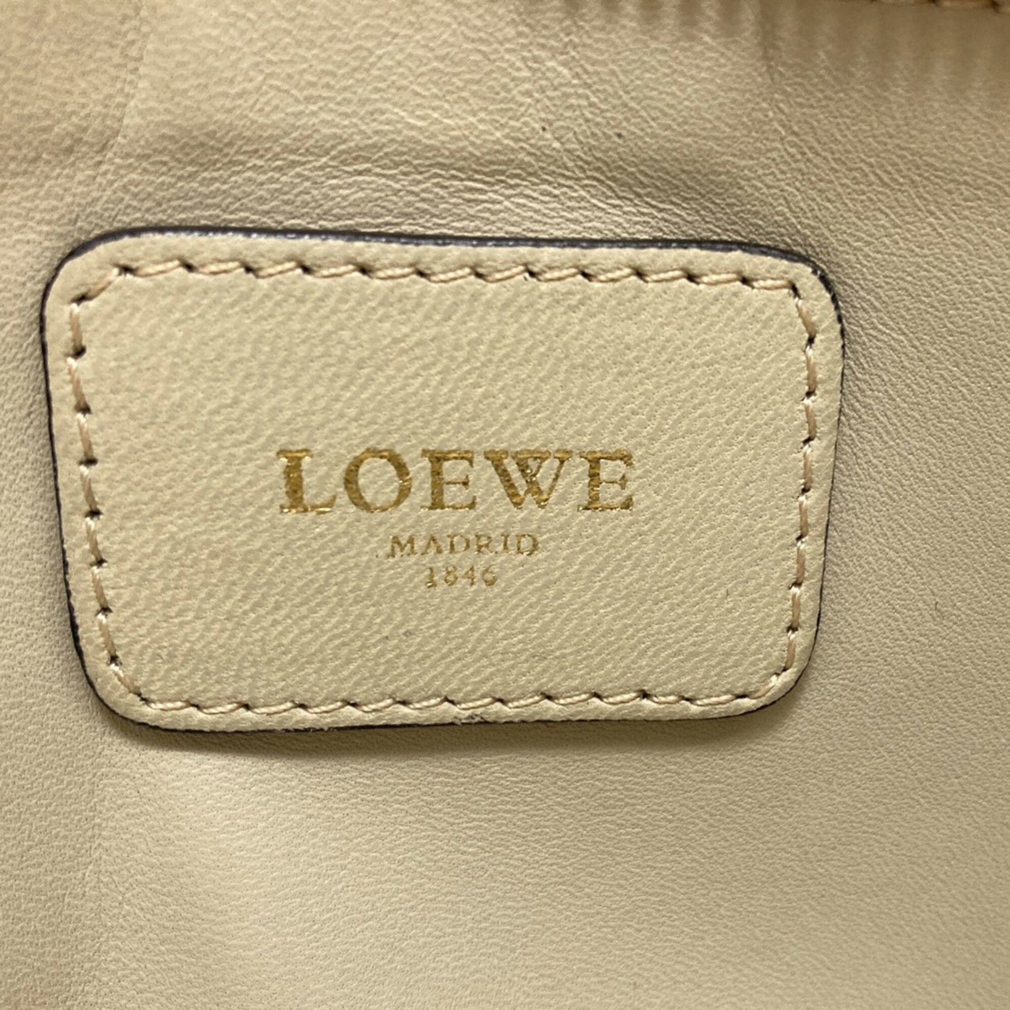Loewe Beige Leather Handbag (Pre-Owned)