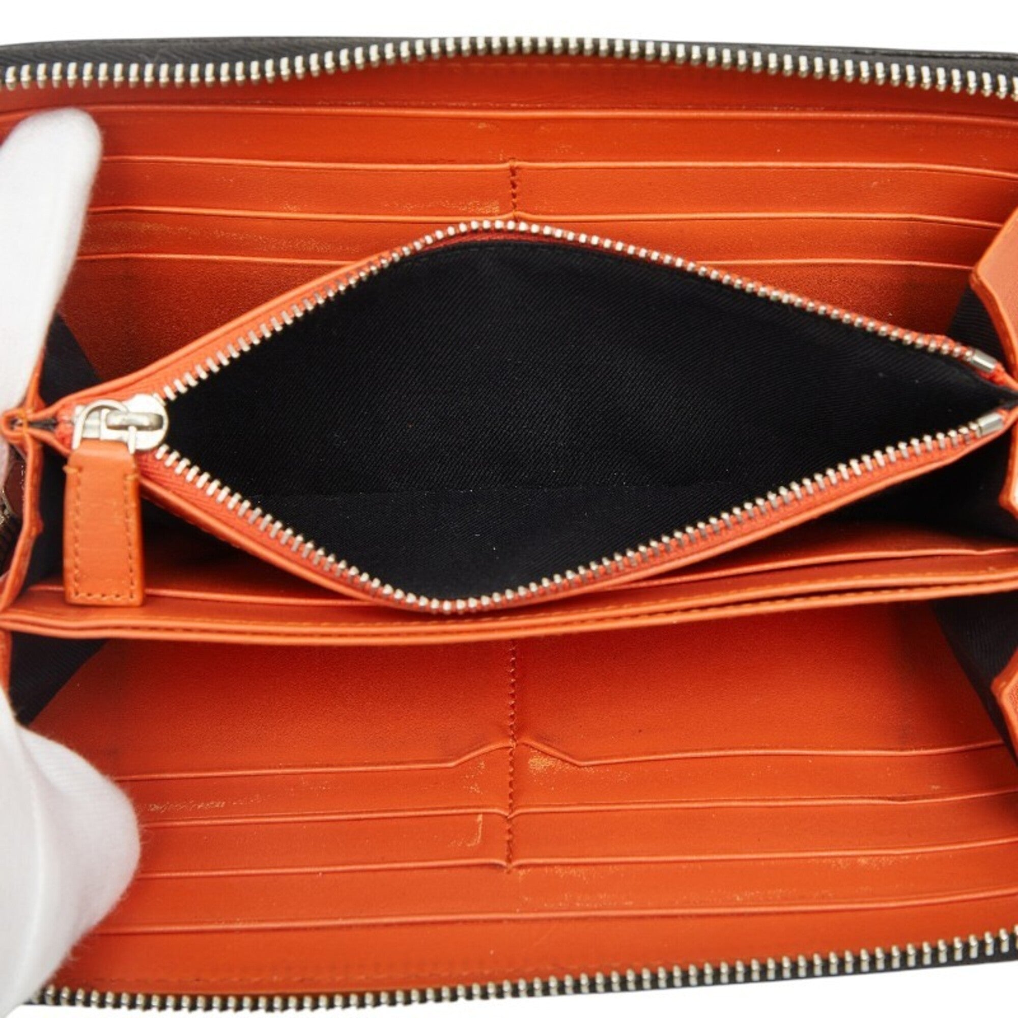 Bvlgari Black Leather Coin Purse/Coin Case (Pre-Owned)