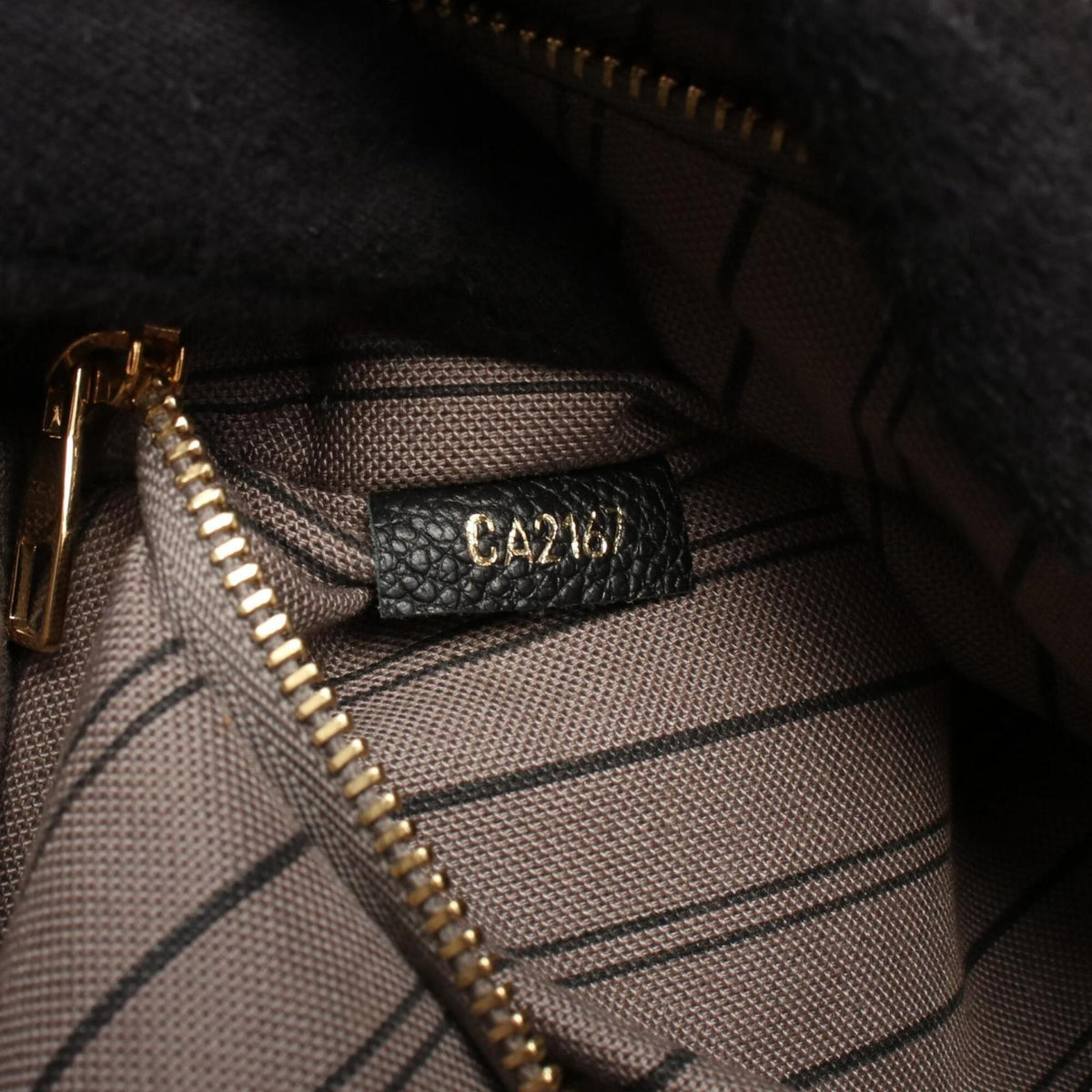 Louis Vuitton Black Leather Backpack (Pre-Owned)