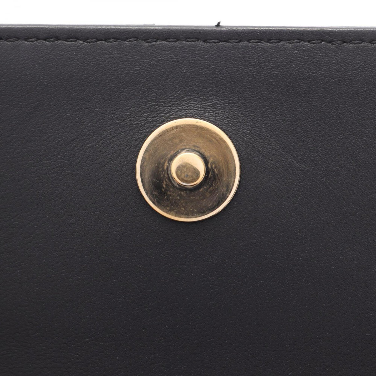 Chanel Black Leather Handbag Shoulder Bag (Pre-Owned)