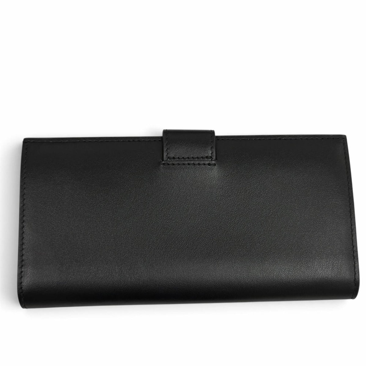 Prada Black Leather Long Wallet (Bi-Fold) (Pre-Owned)