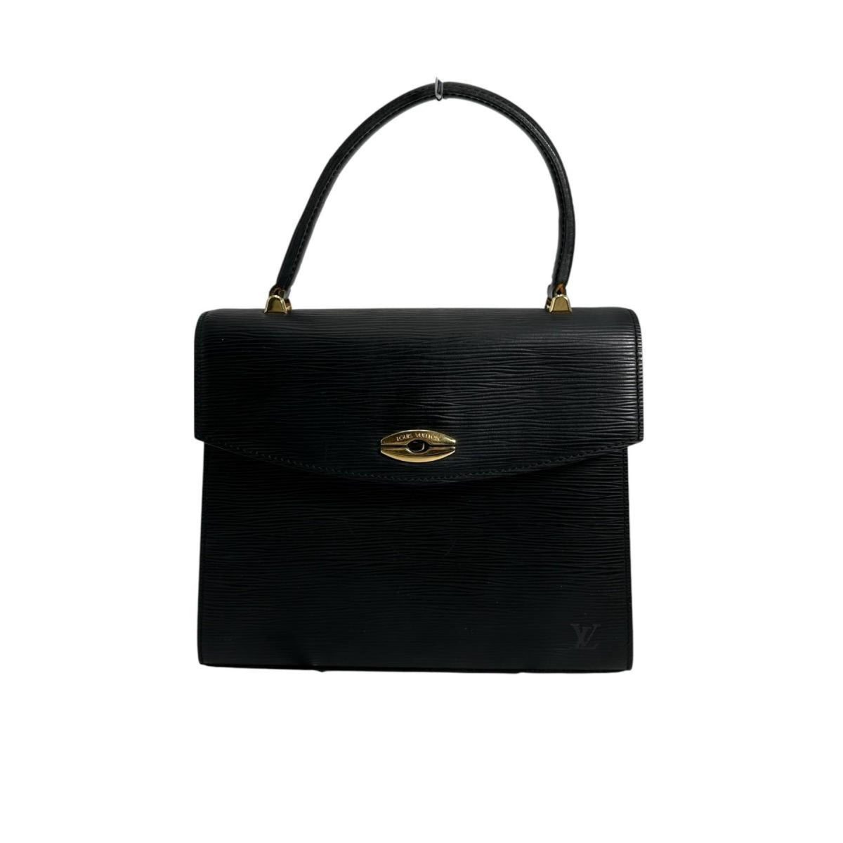 Louis Vuitton Black Epi Leather Handbag (Pre-Owned)