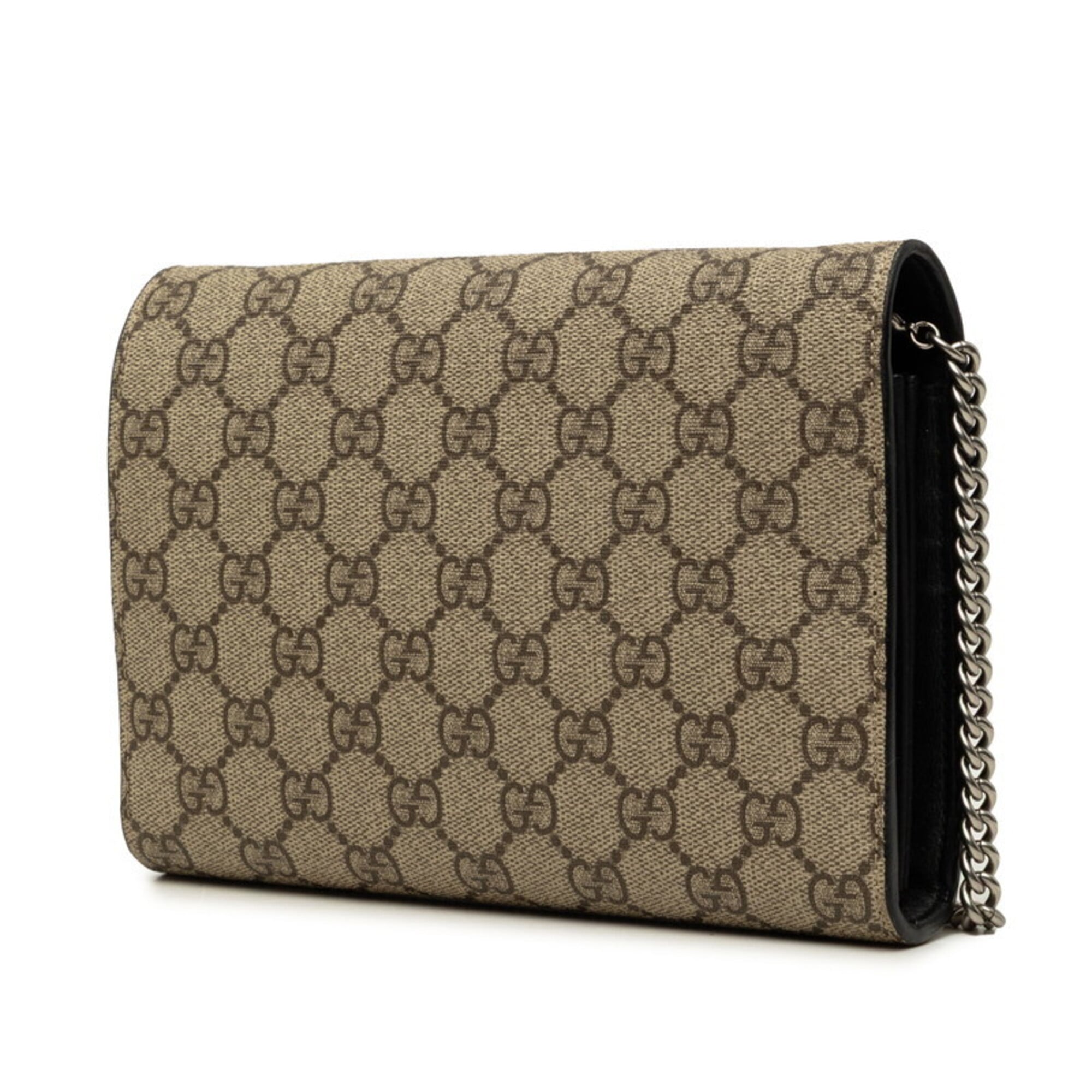 Gucci Beige Gg Supreme Shoulder Bag (Pre-Owned)