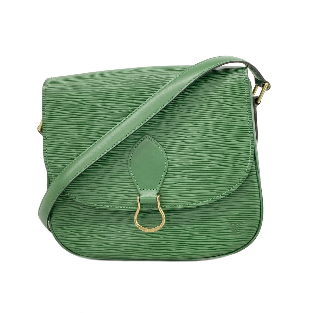 Louis Vuitton Borneo Green Shoulder Bag (Pre-Owned)